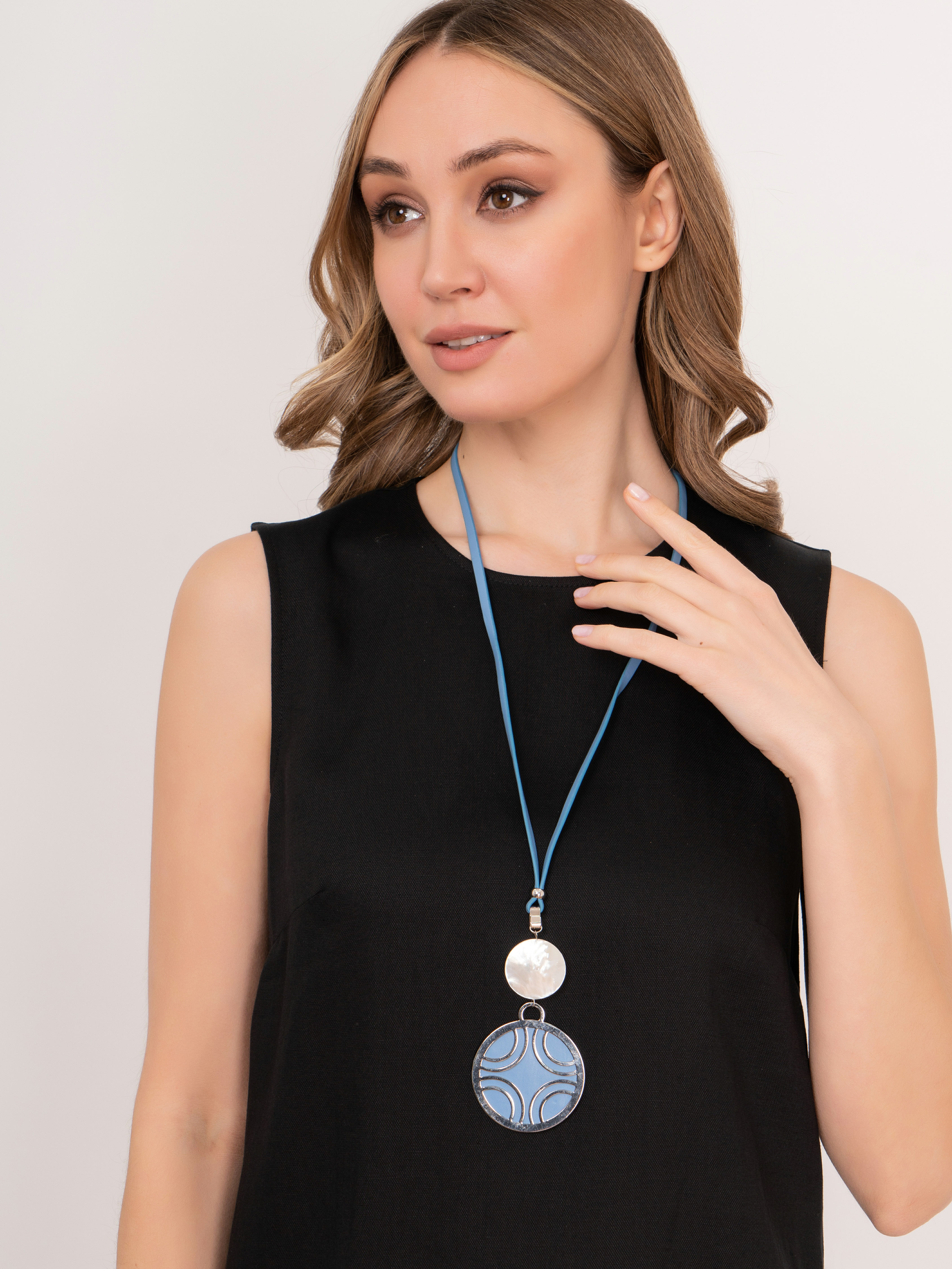 Э357155/22-01 Колье Мегаполис Ярославна