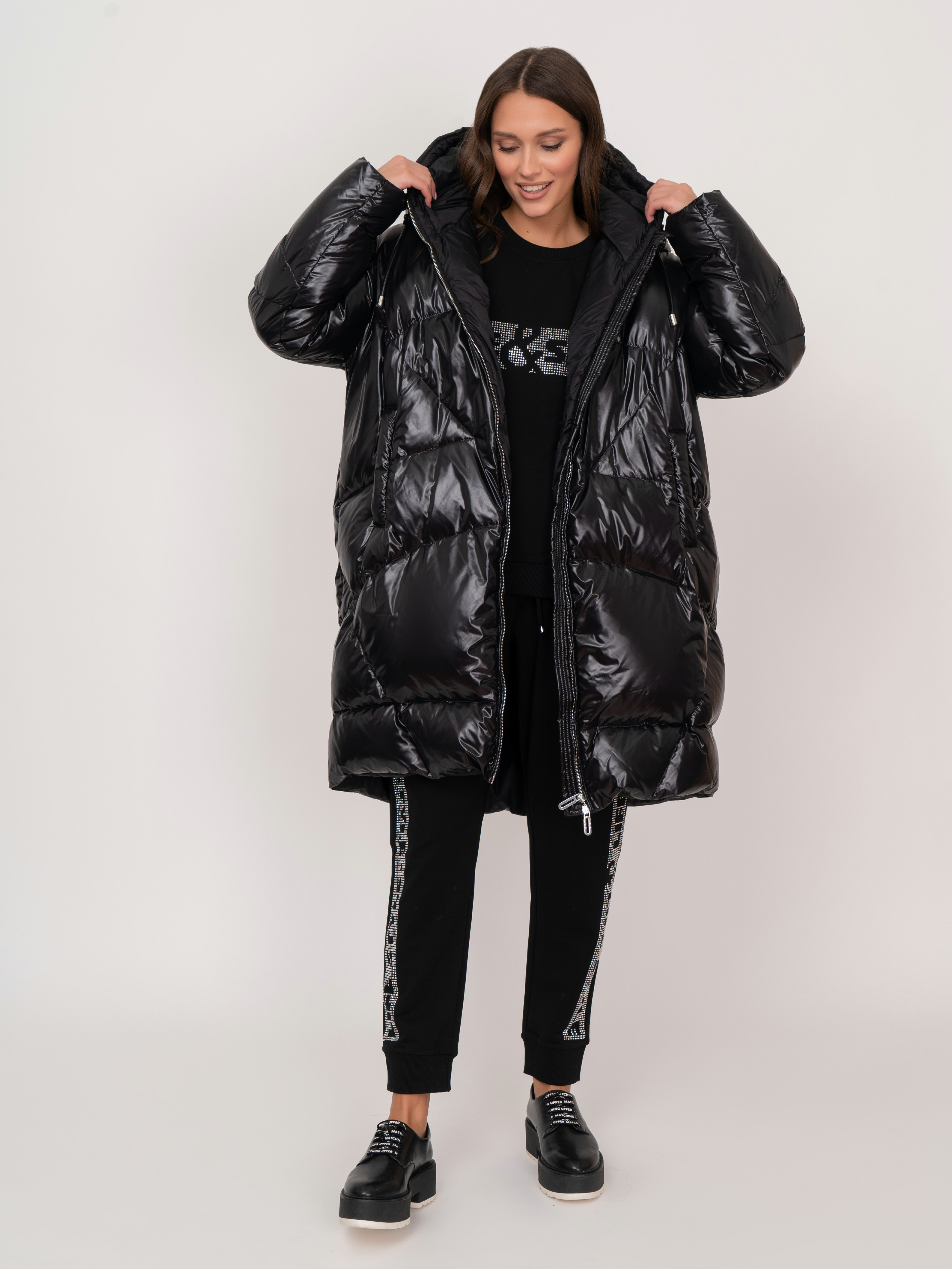 Э45T555 LAKKE/м/21-02 Пальто (пуховик) Stilnology