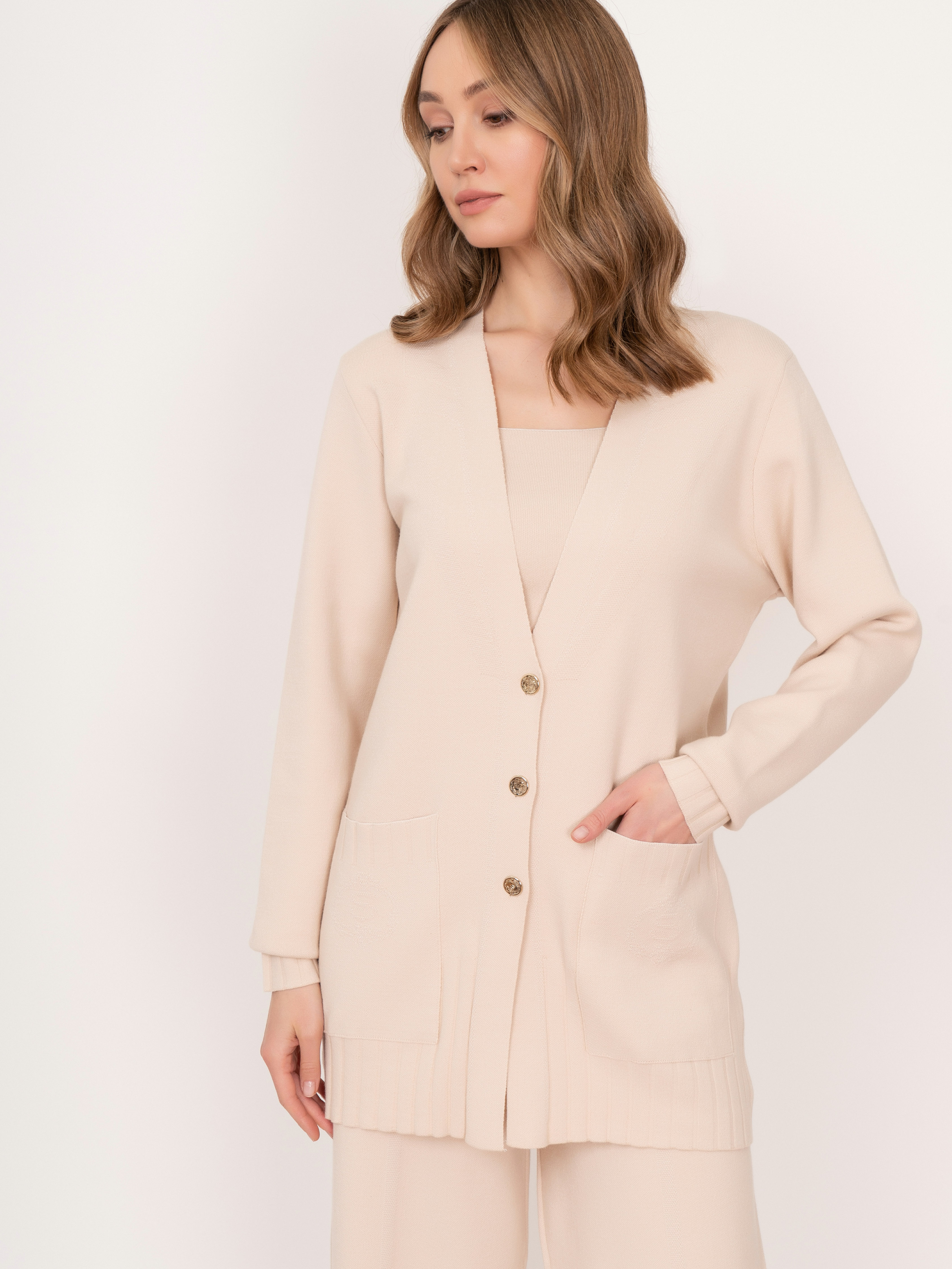 ЭHRK2994/22-01 Кардиган тр. SERIANNO collection