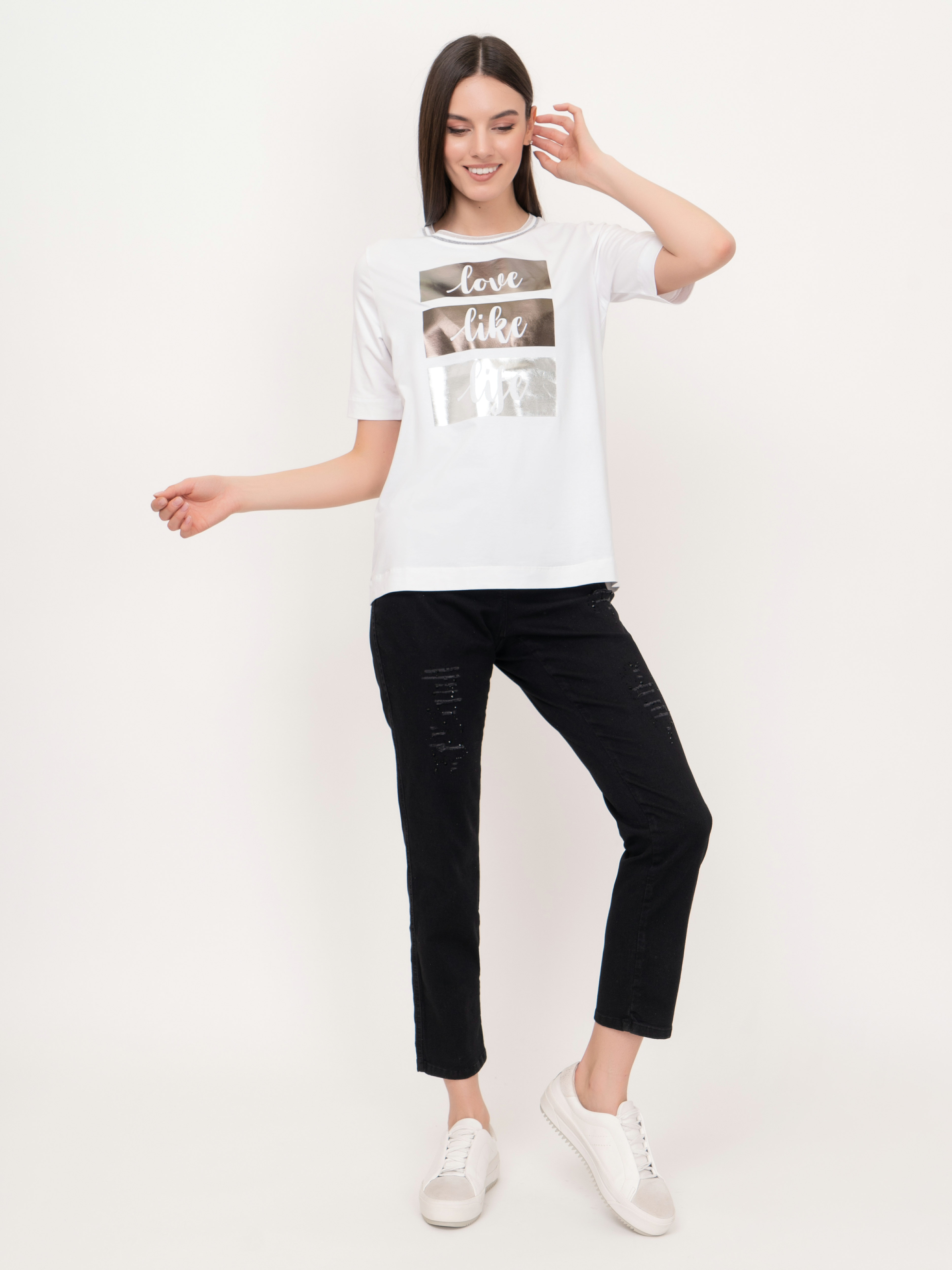 Э7128-121/21-01 Брюки джинсовые Franco Vello