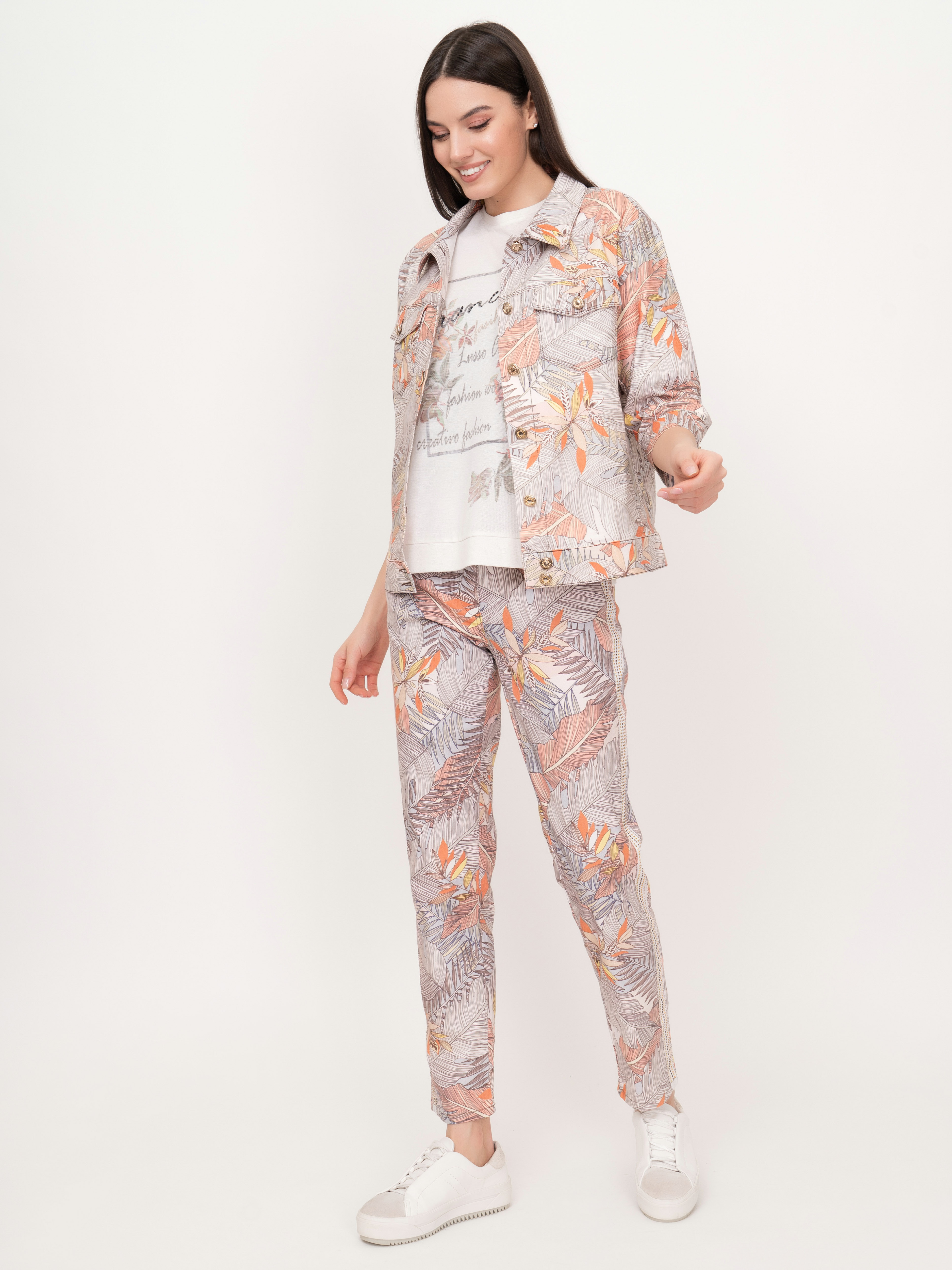 Э7132-121/21-01 Брюки джинсовые Franco Vello