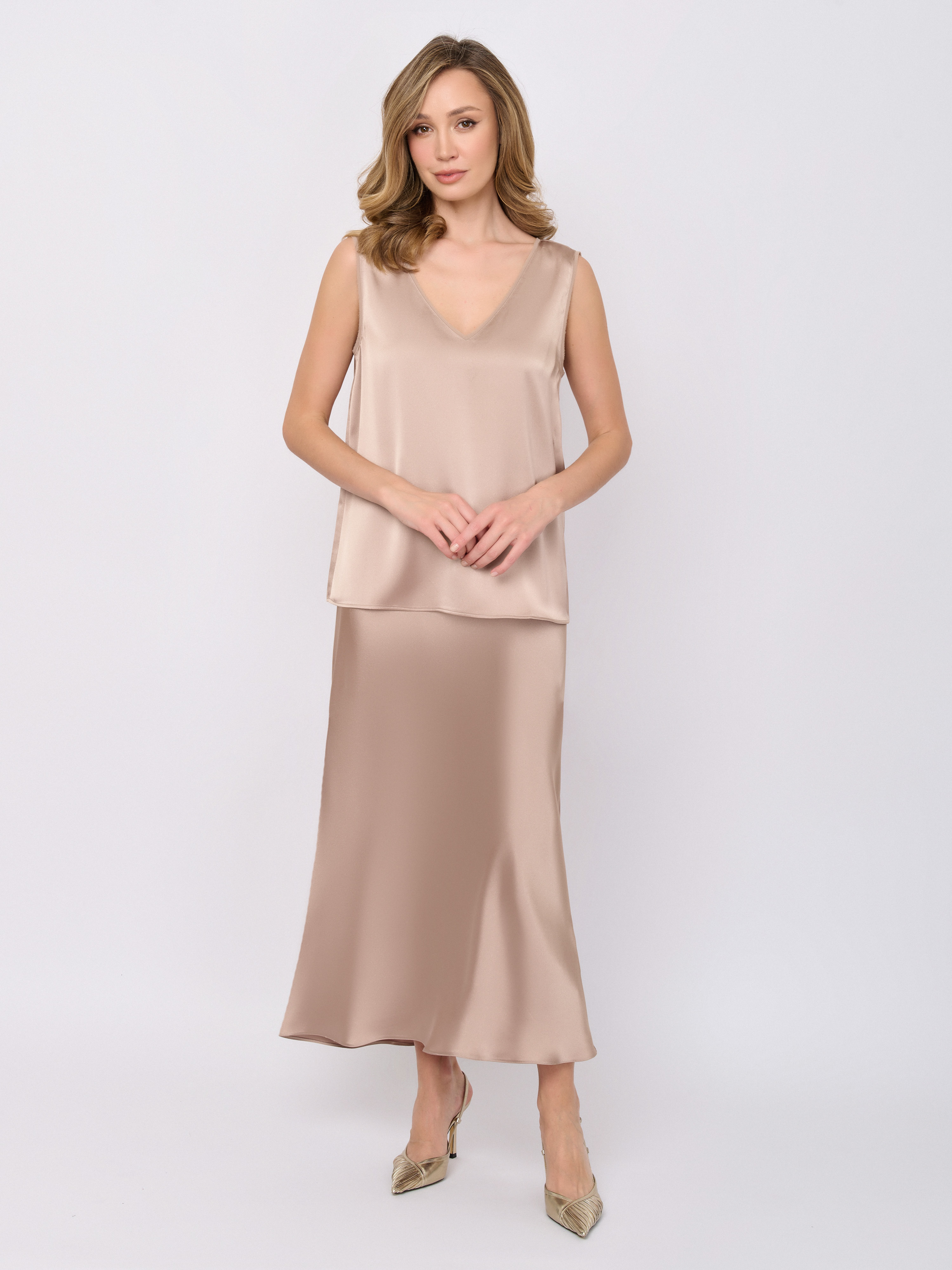 ЭLIEN/м/25-01 Блузка типа топ EMME