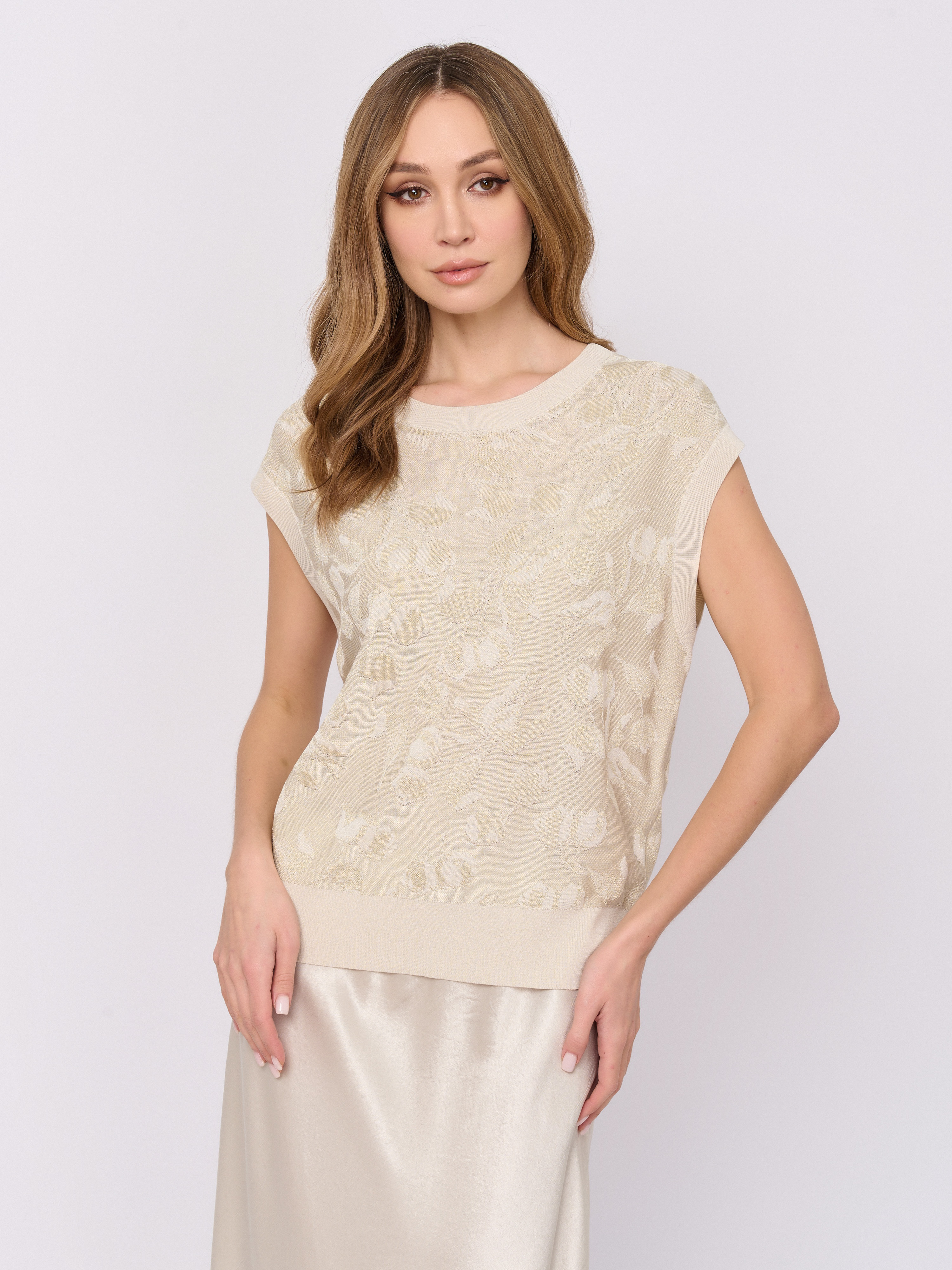 Э5990-126/м/26-01 Блуза типа топ Franco Vello