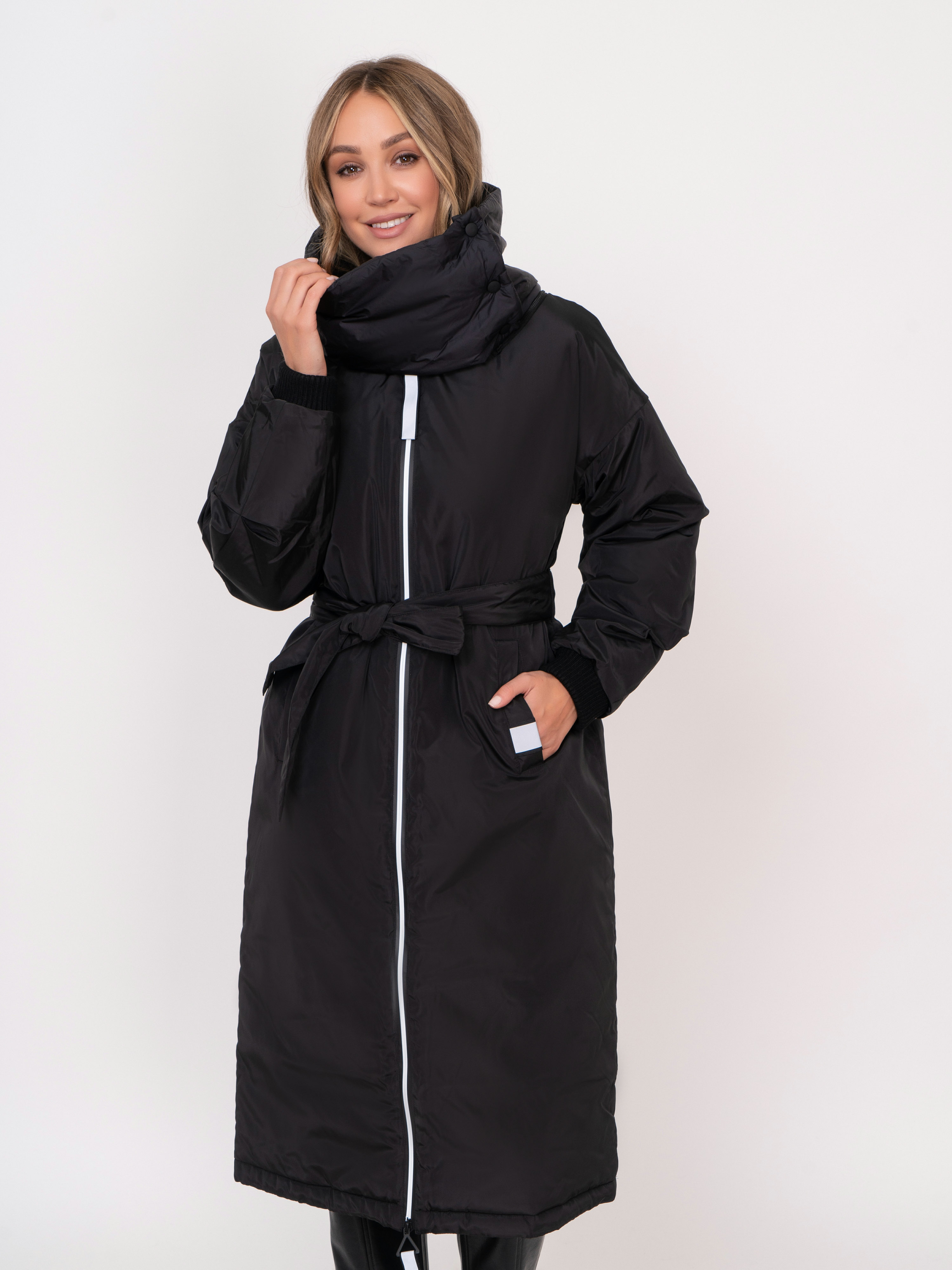 Э3181-222/м/21-02 Пальто утепленное Franco Vello