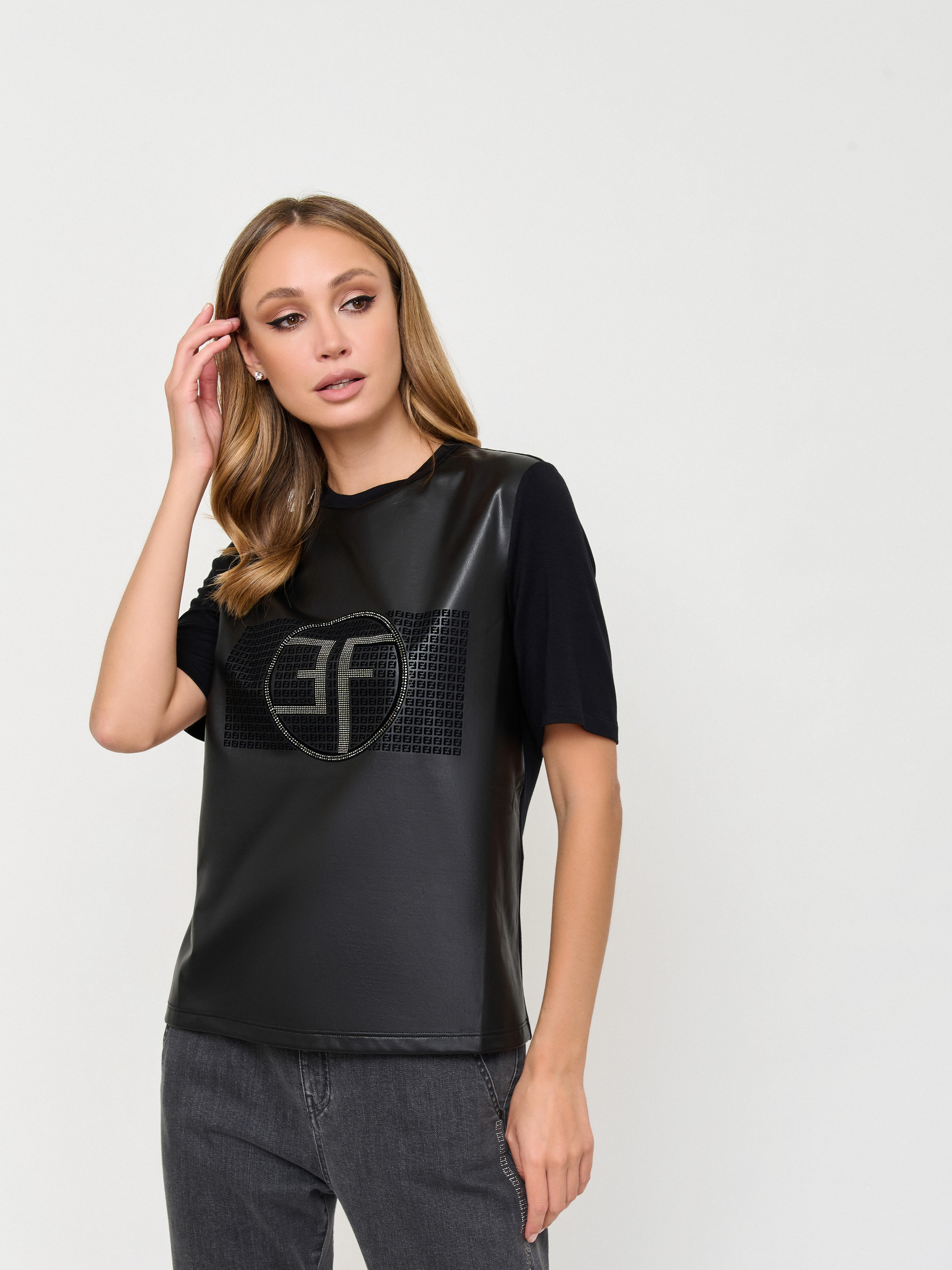 Э8M462/24-02 Блузка тр. Elisa Fanti