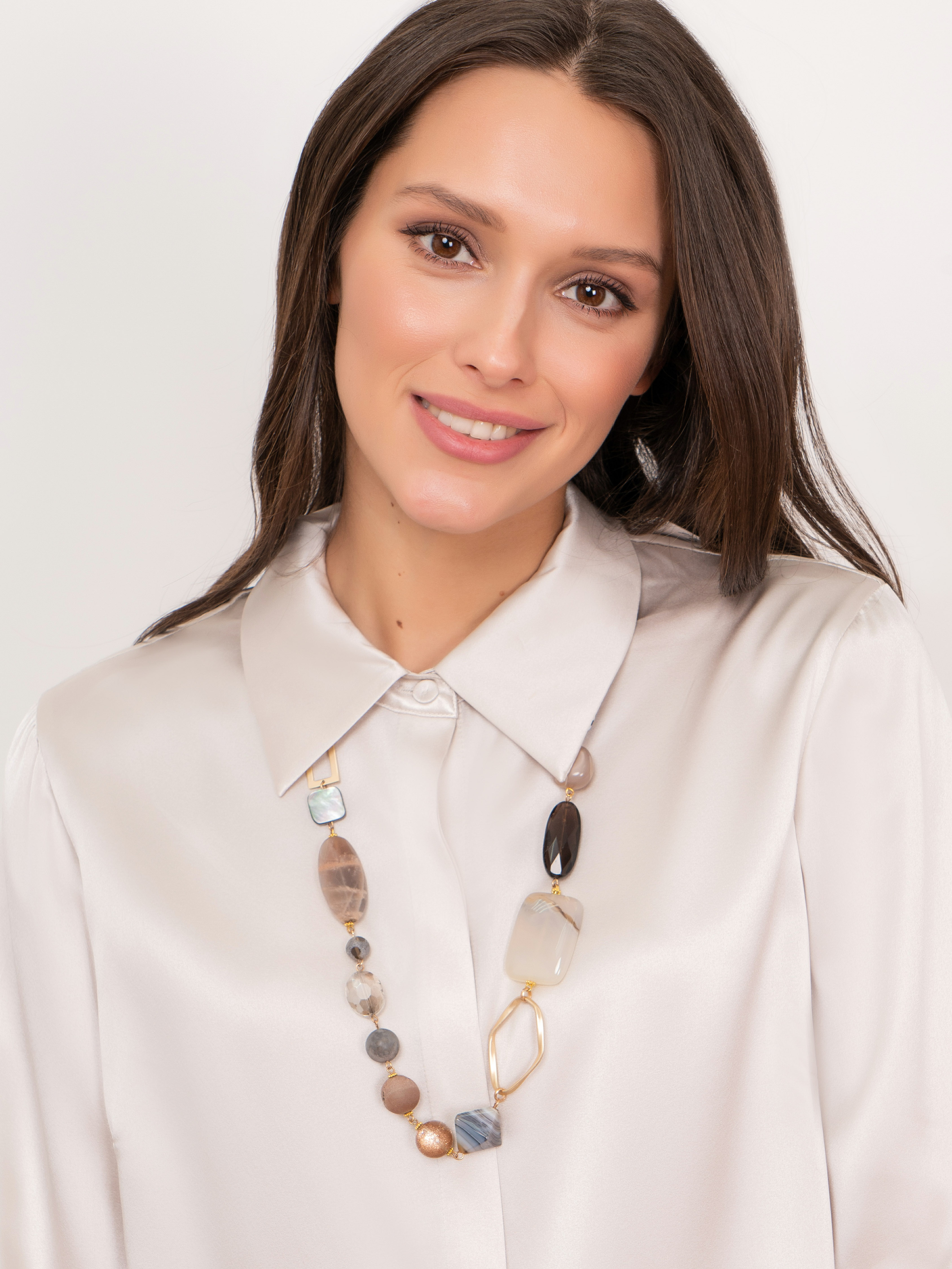 363101/21-02 Бусы Северная Пальмира ср. Ярославна