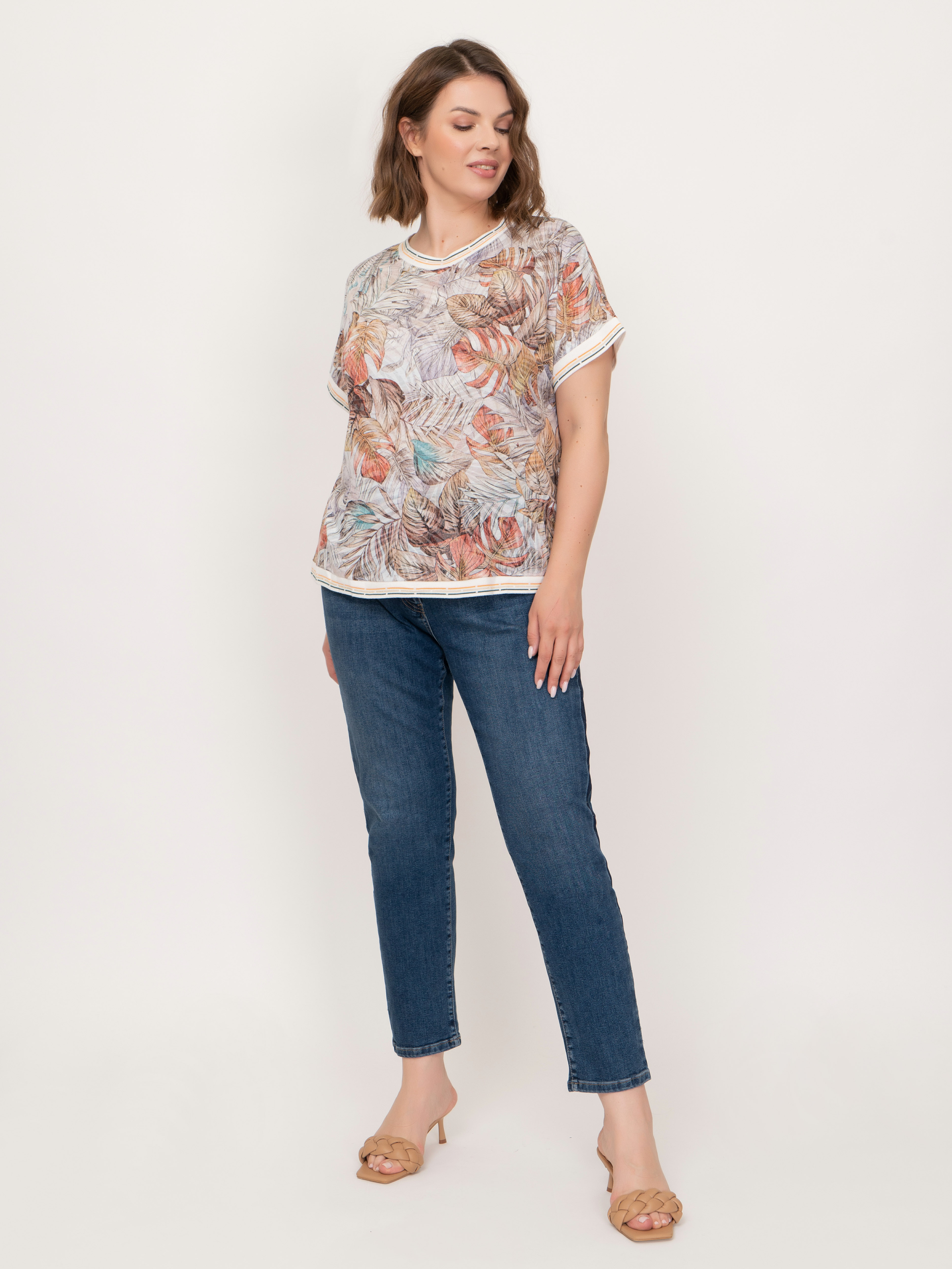 Э7133-121/21-01 Брюки джинсовые Franco Vello