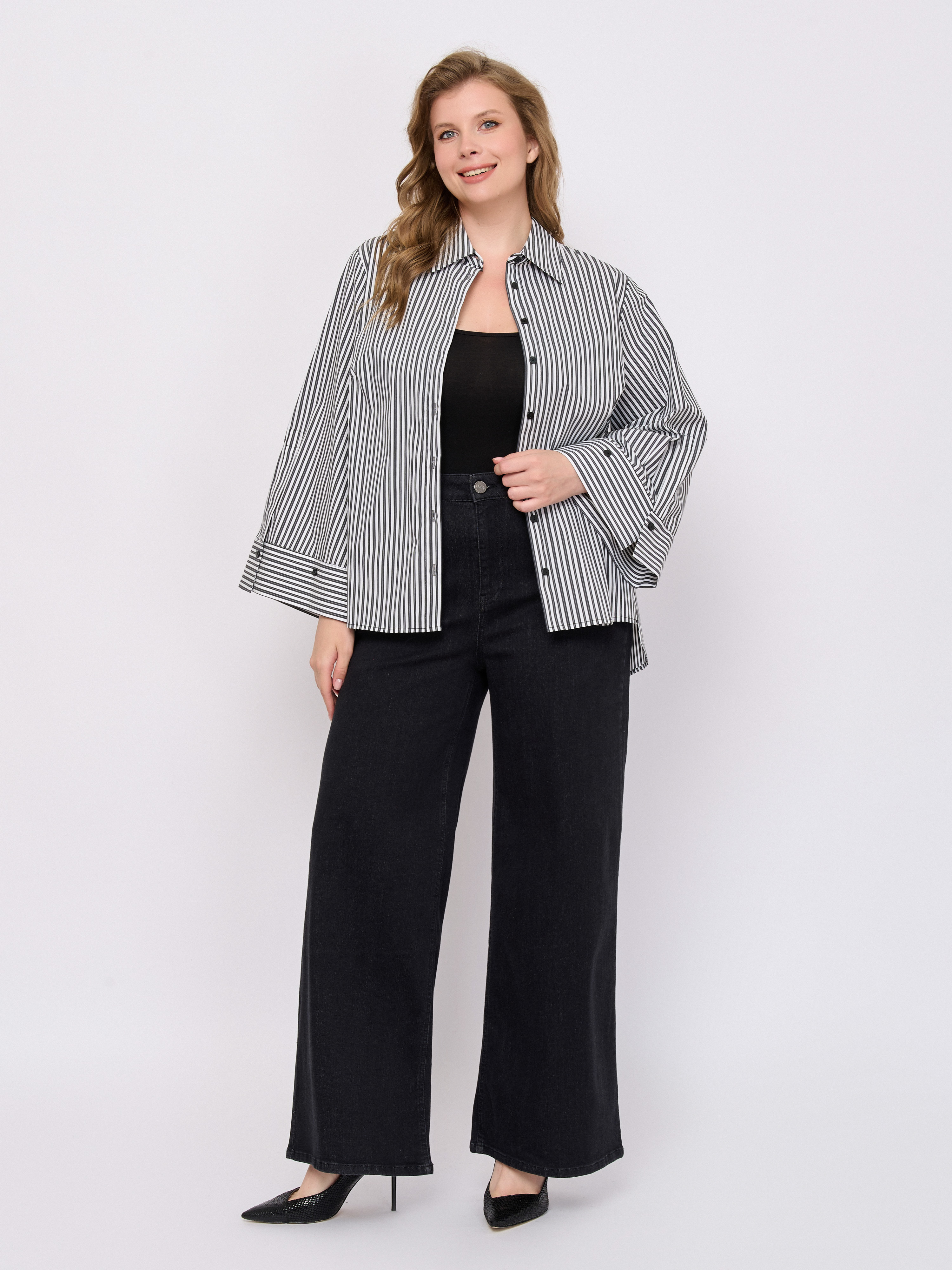 Э8403.2008/м/25-02 Брюки джинсовые Mat Fashion