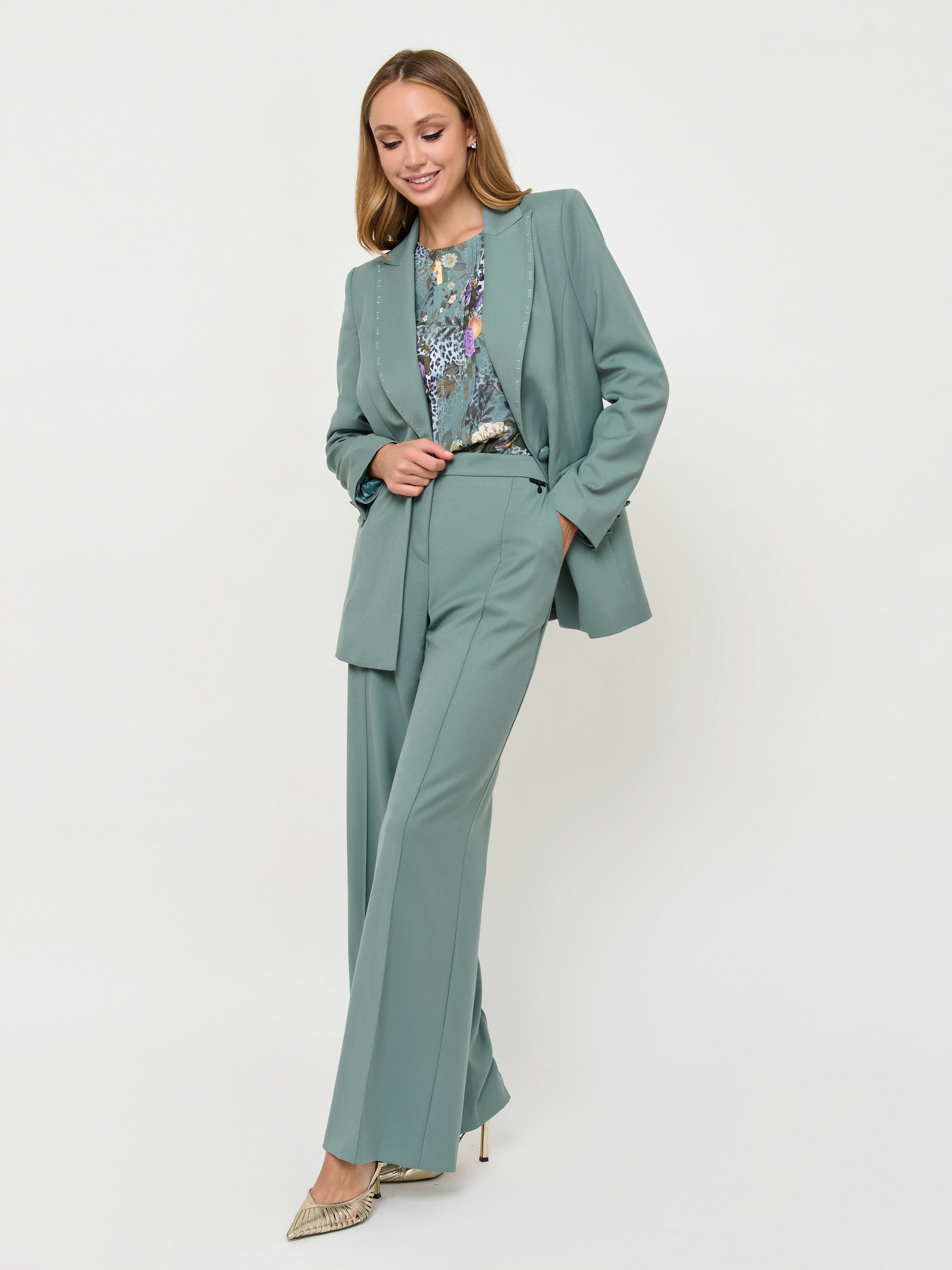 Э6B047/6_flan/м/24-02 Жакет Elisa Fanti