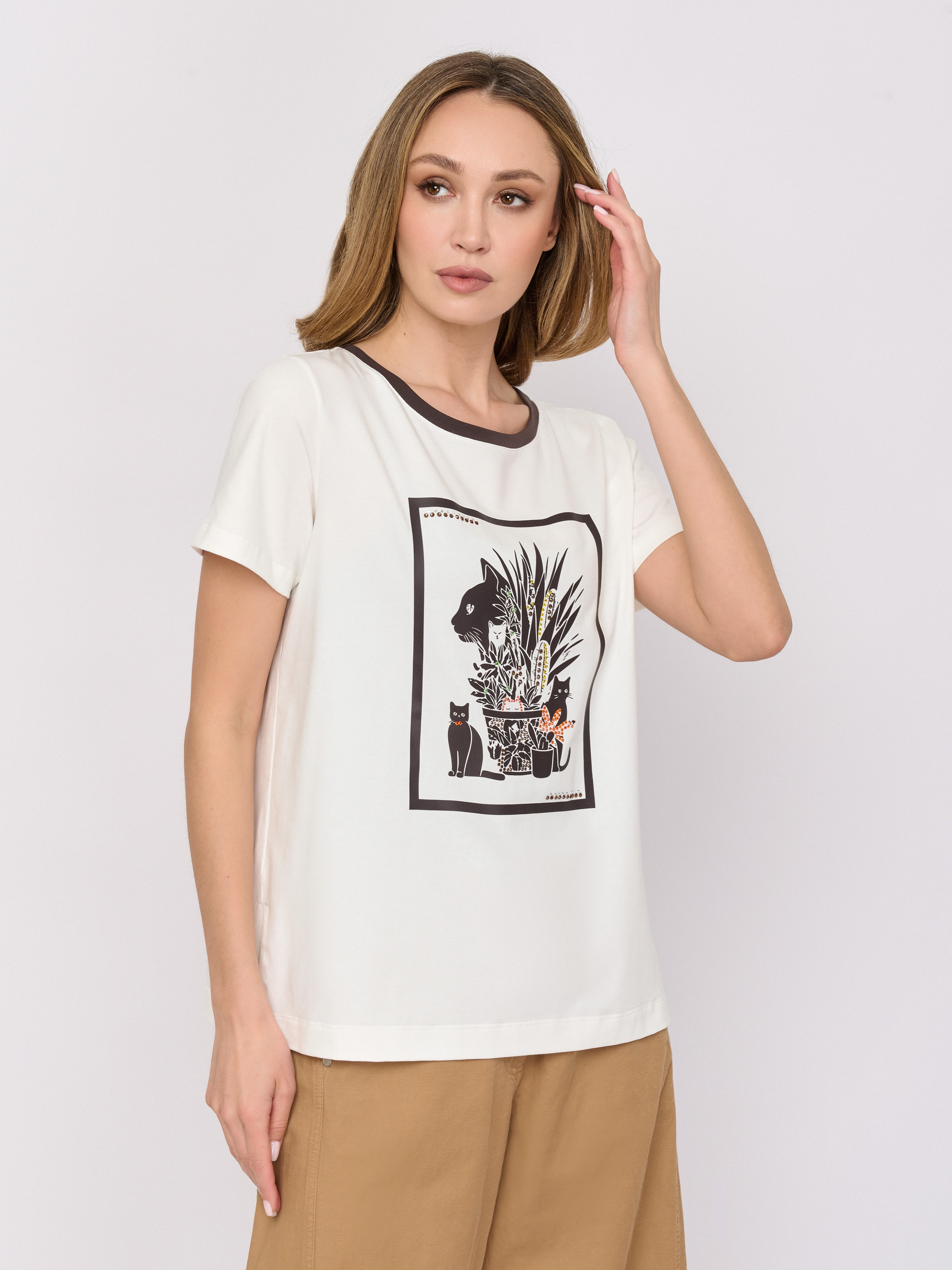 С26D4666/м/26-01 Футболка DONNE DA SOGNO