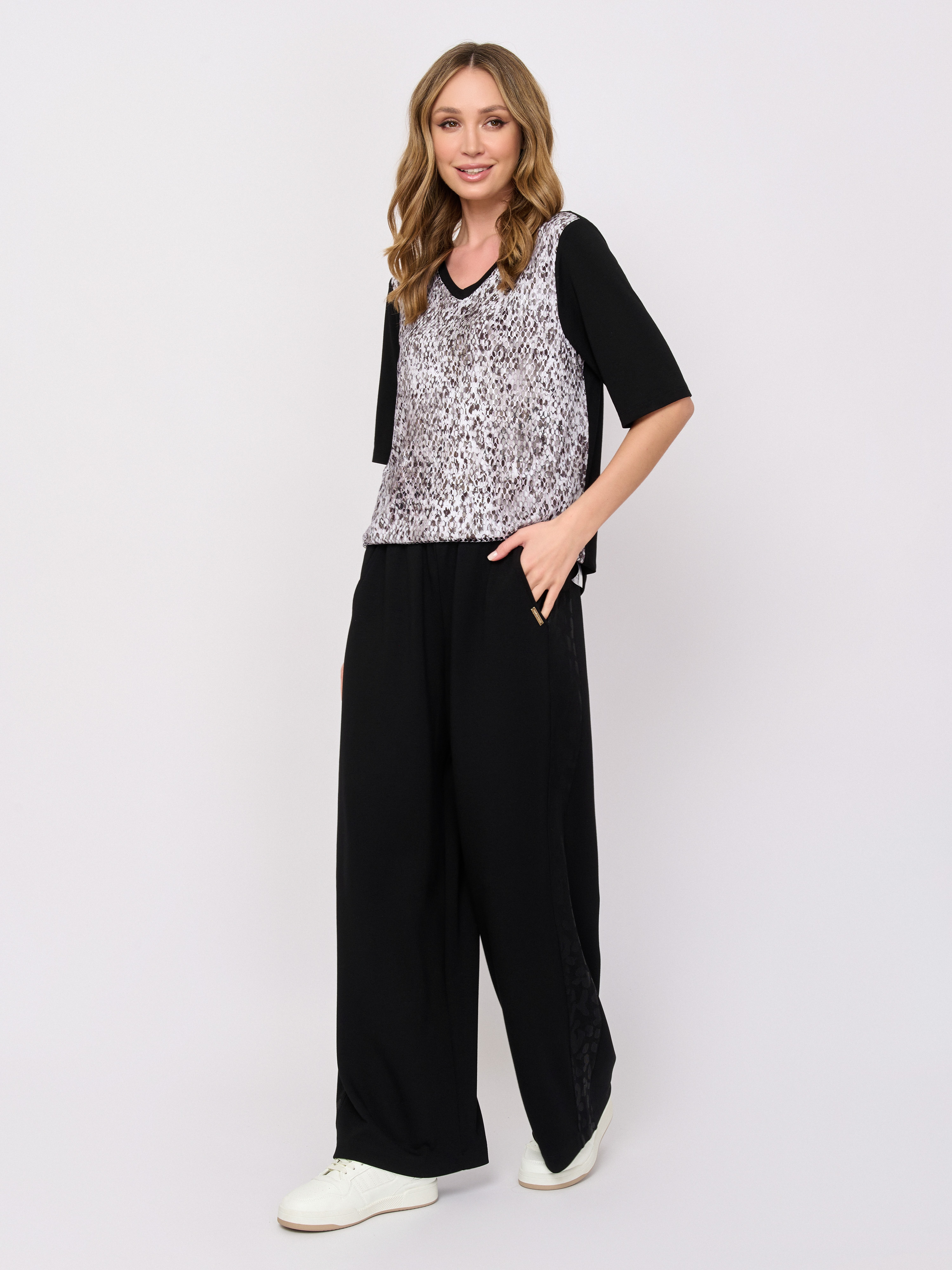 Э2228-126/м/26-01 Пуловер Franco Vello