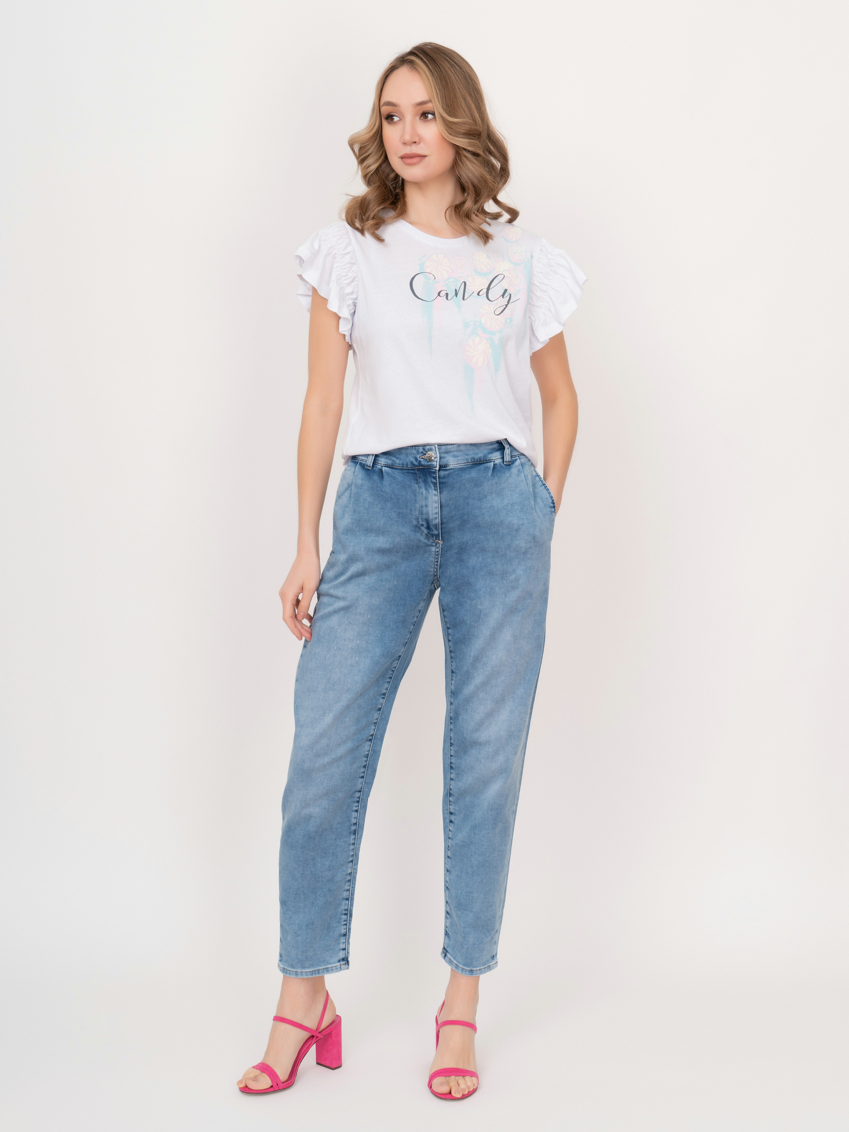 Э7206-122/22-01 Брюки джинсовые Franco Vello