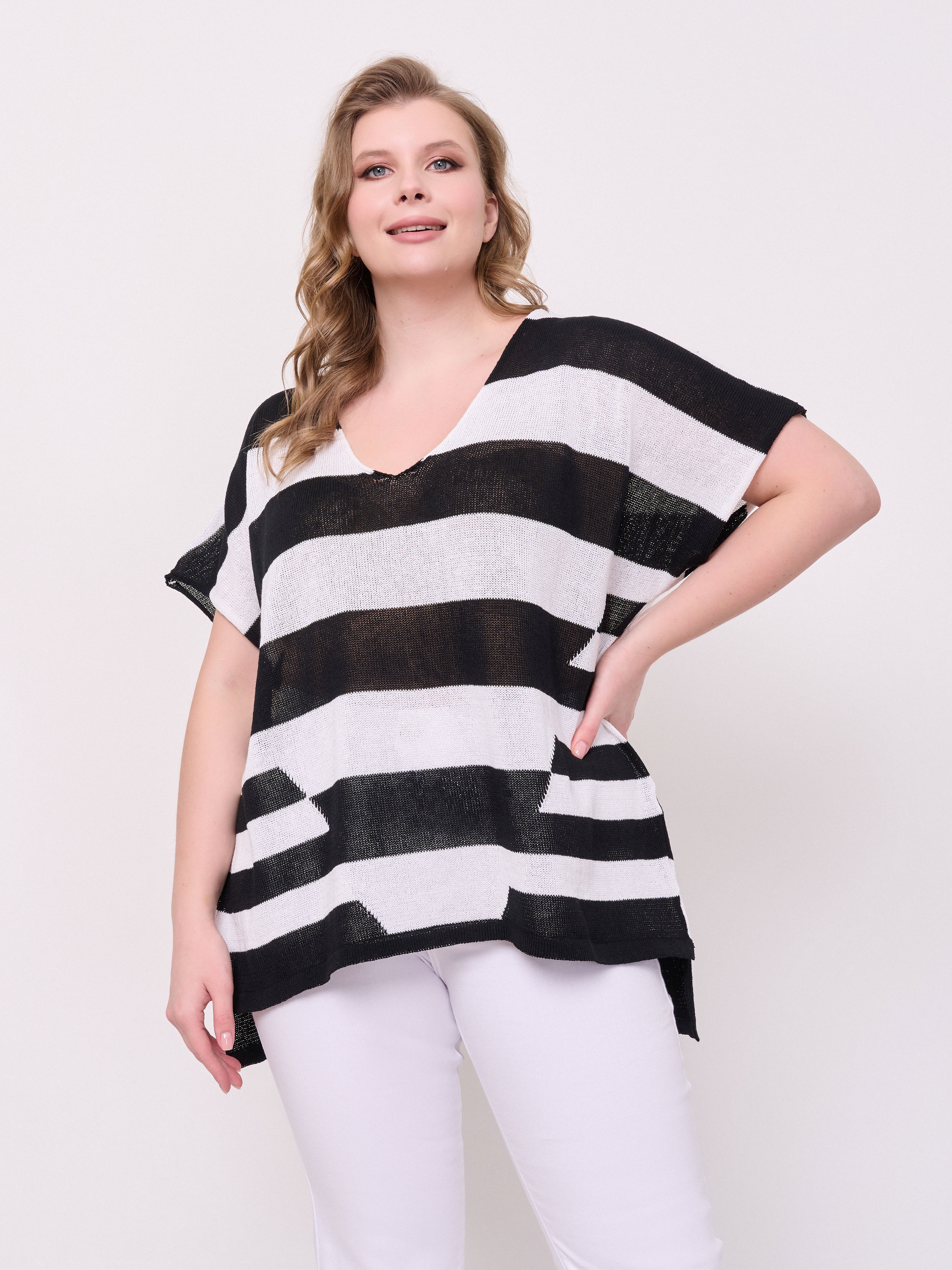 Э8101.5024/24-01 Пуловер Mat Fashion
