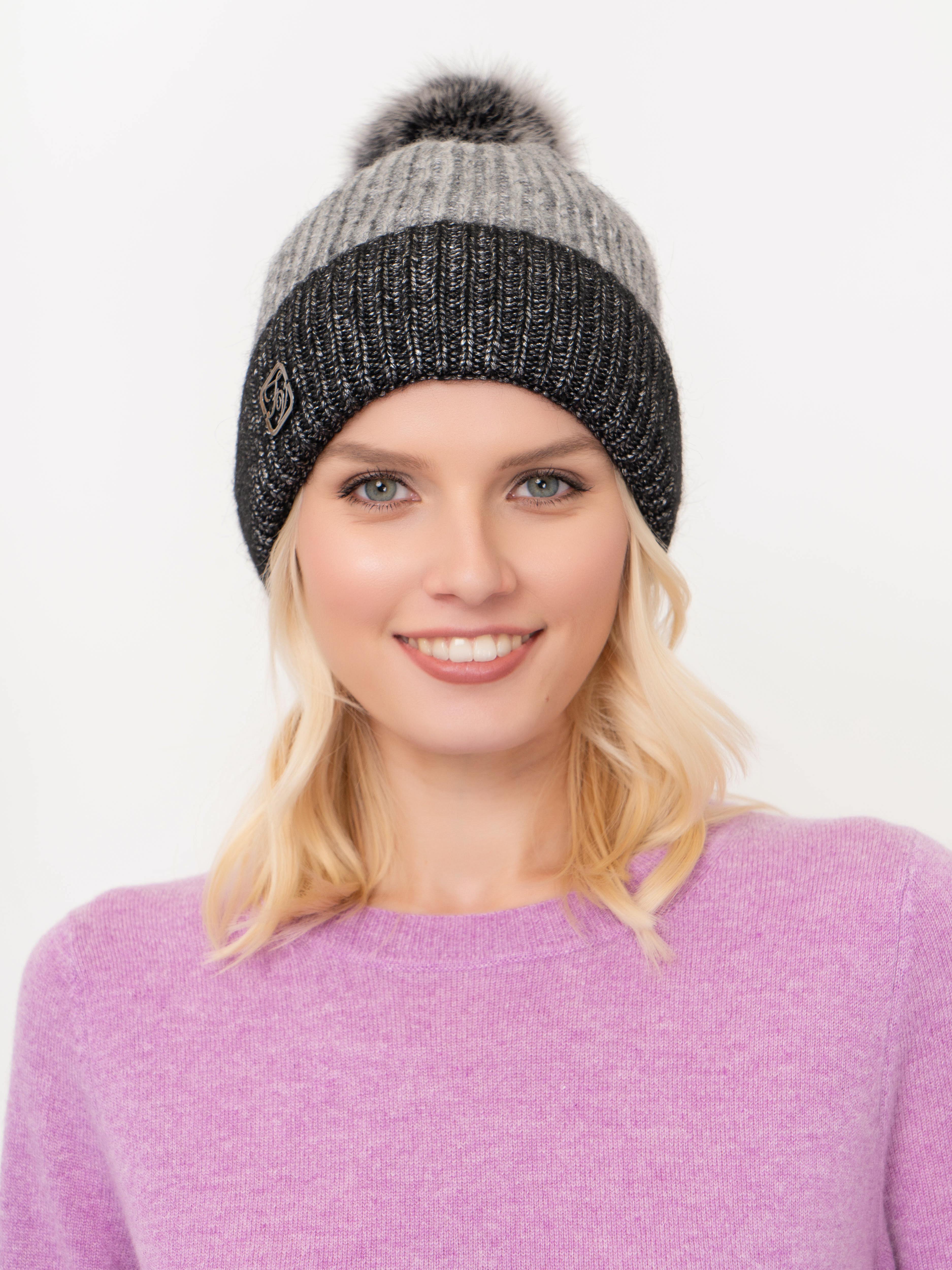 Э1030-221/20-02 Шапка с помпоном Franco Vello