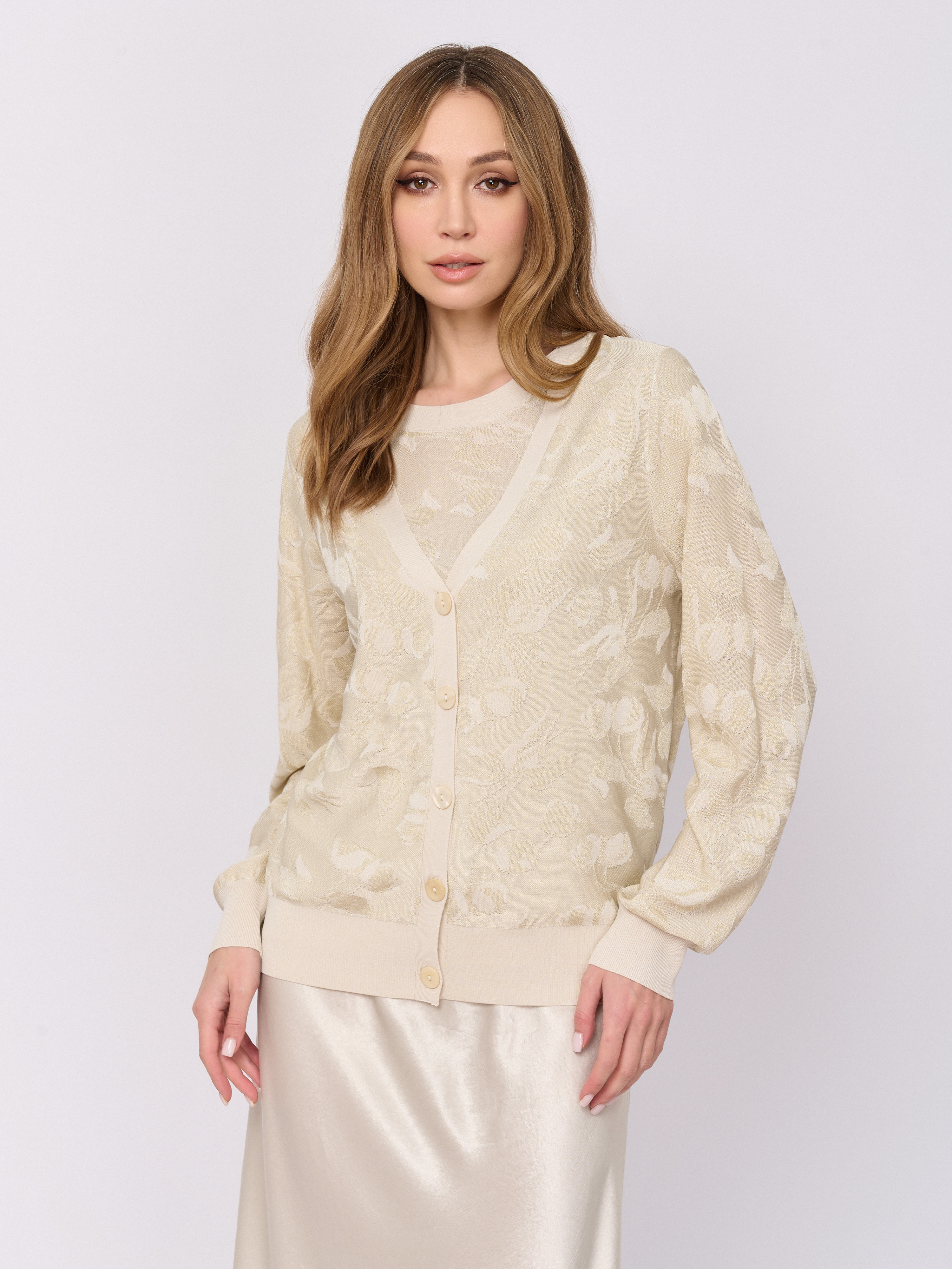 Э5005-126/м/26-01 Кардиган тр. Franco Vello