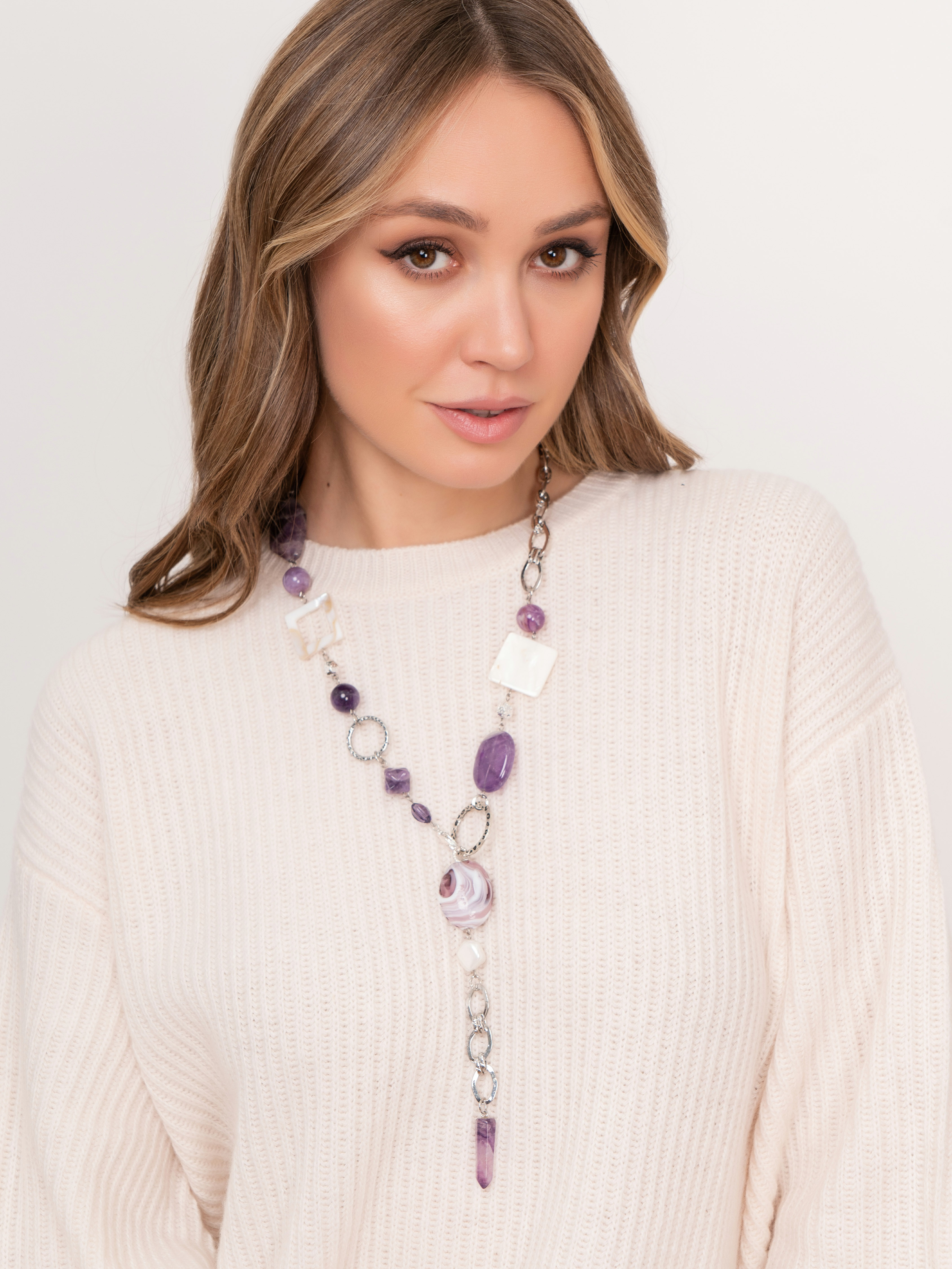 361084/21-02 Колье-трансформер Твой шанс Ярославна