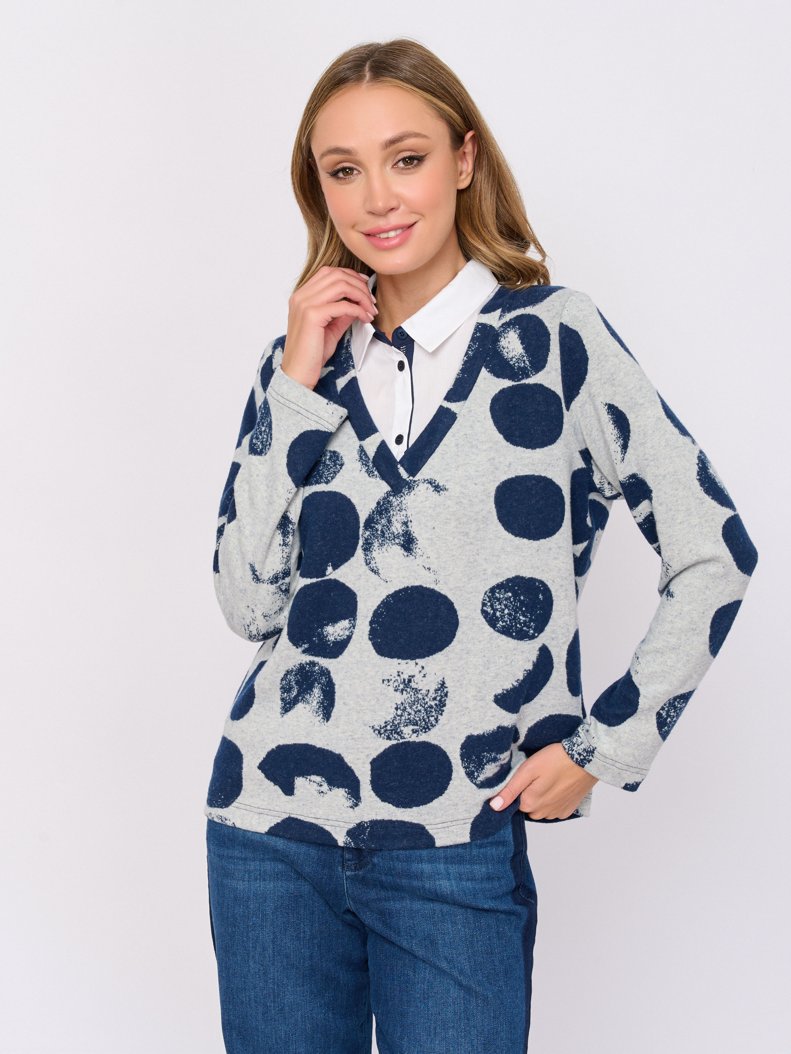 Э114366/м/25-02 Блузка тр. Rabe