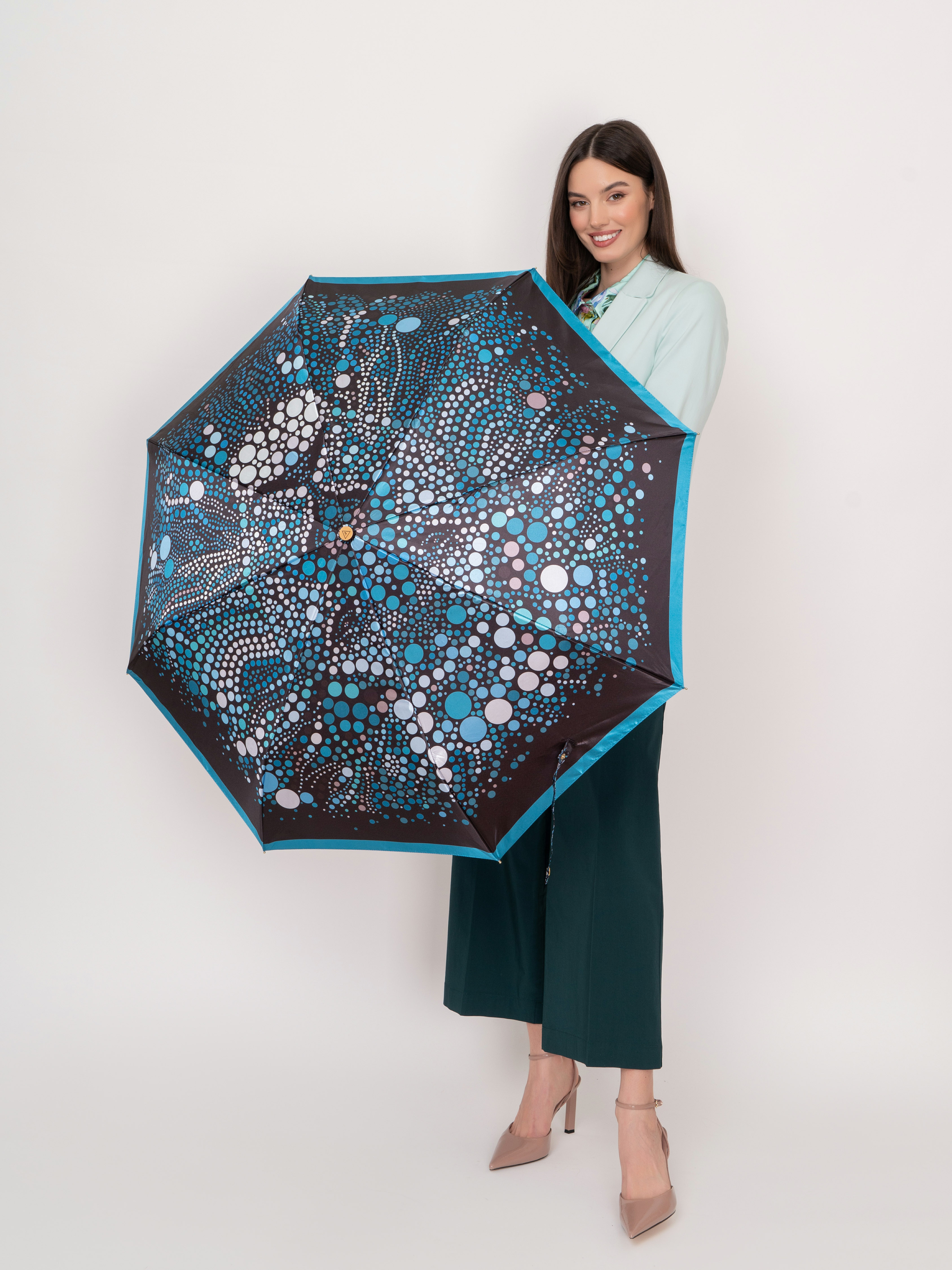 ЭL-20257-8/CXAW216-9/21-02 Подарочный набор (зонт+платок) A.Fabretti