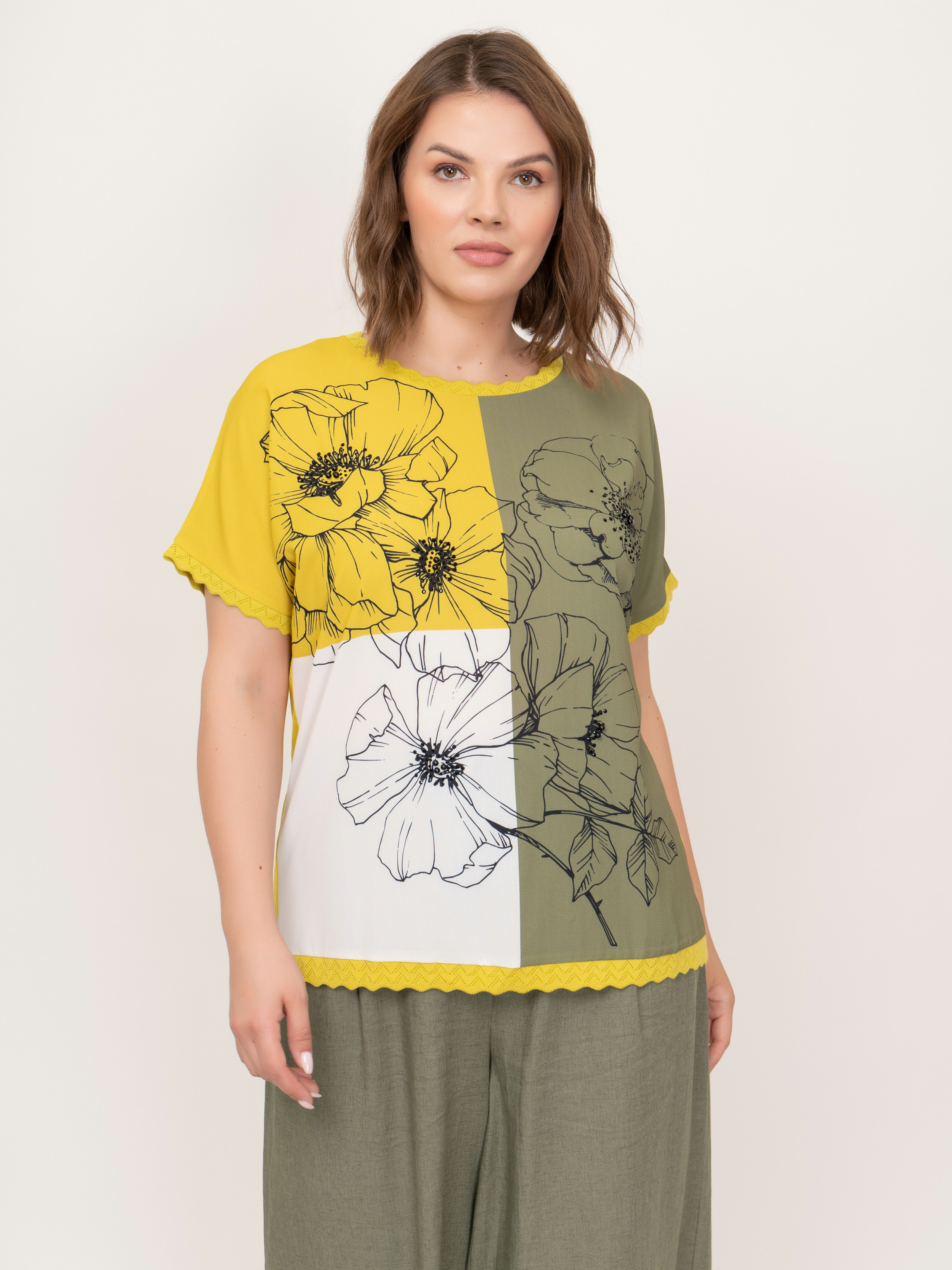 Э2202-121/21-01 Блуза тр. Franco Vello