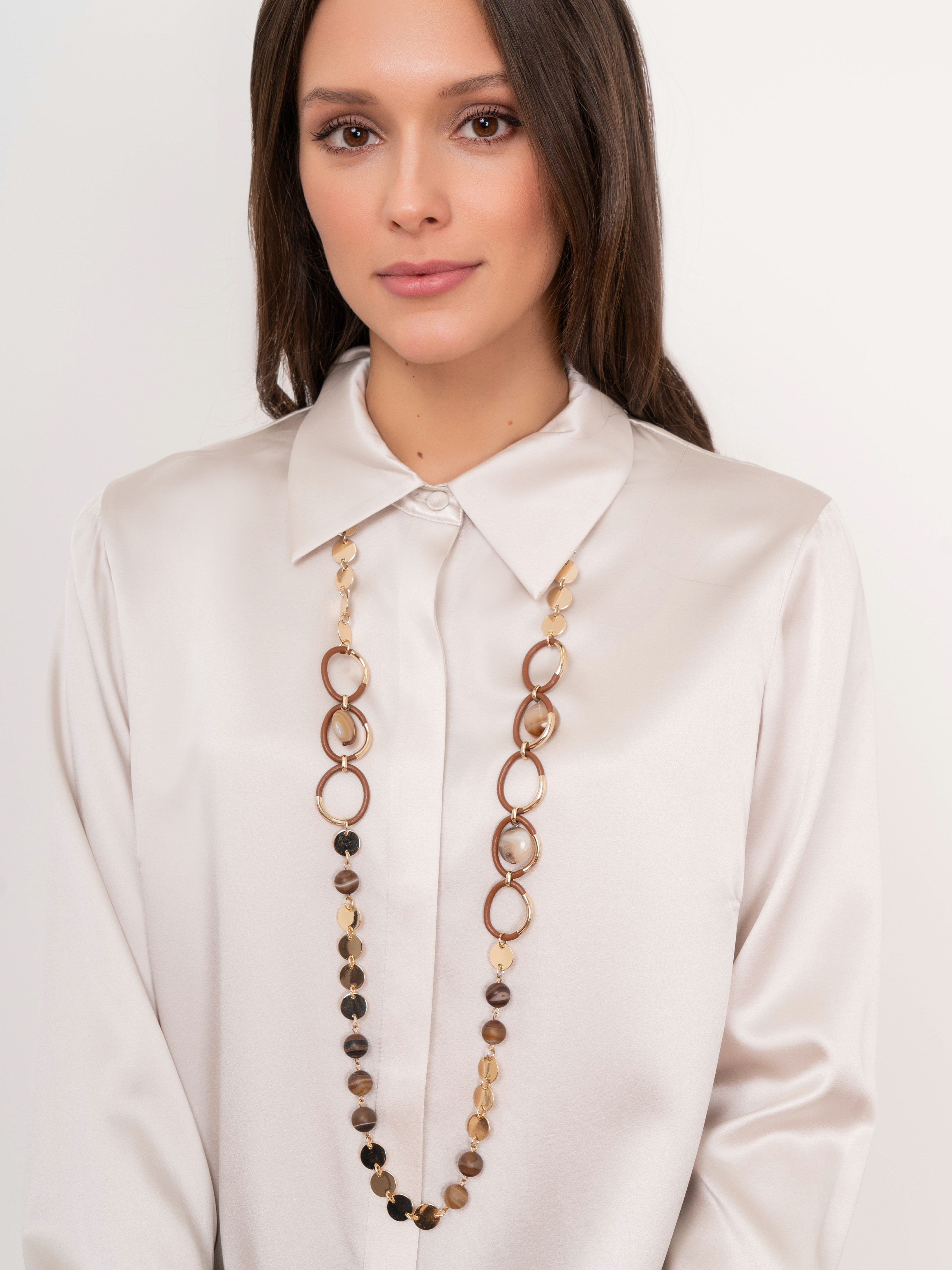 340416/21-02 Колье Мегаполис Ярославна