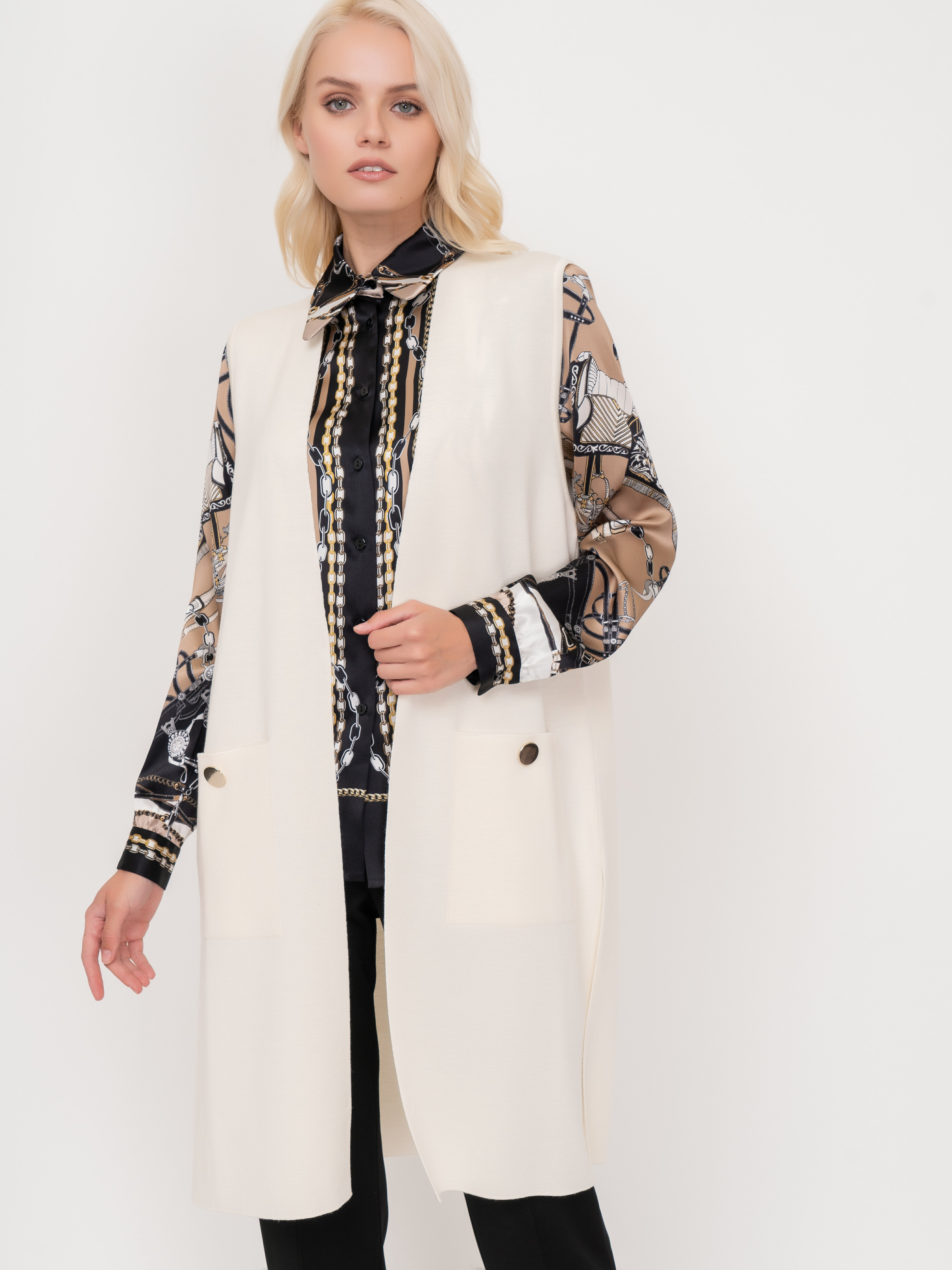 ЭMENTAWEI/20-02 Жилет тр. Luisa Spagnoli