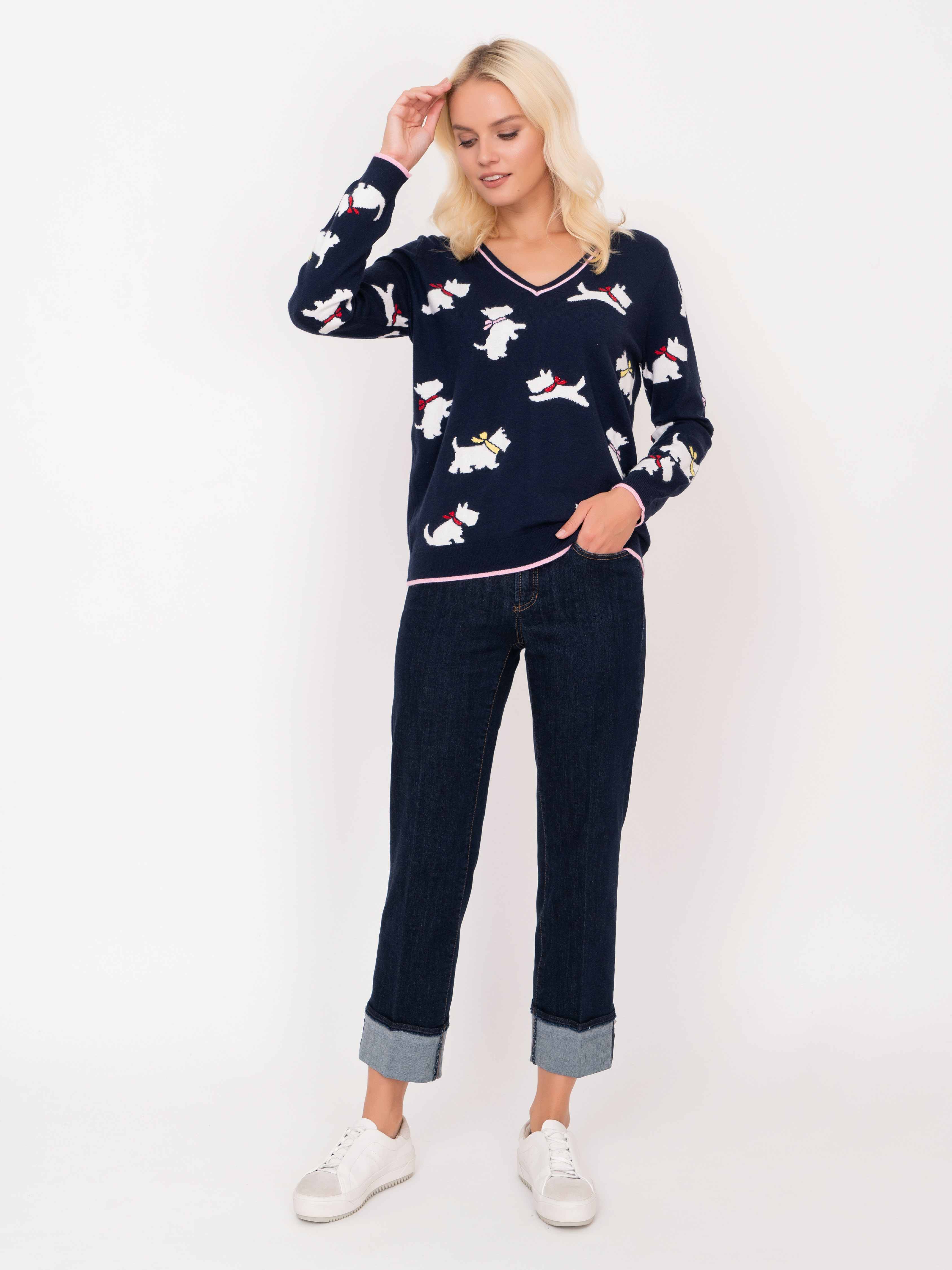 ЭAW041/21-02 Пуловер Leo&Ugo