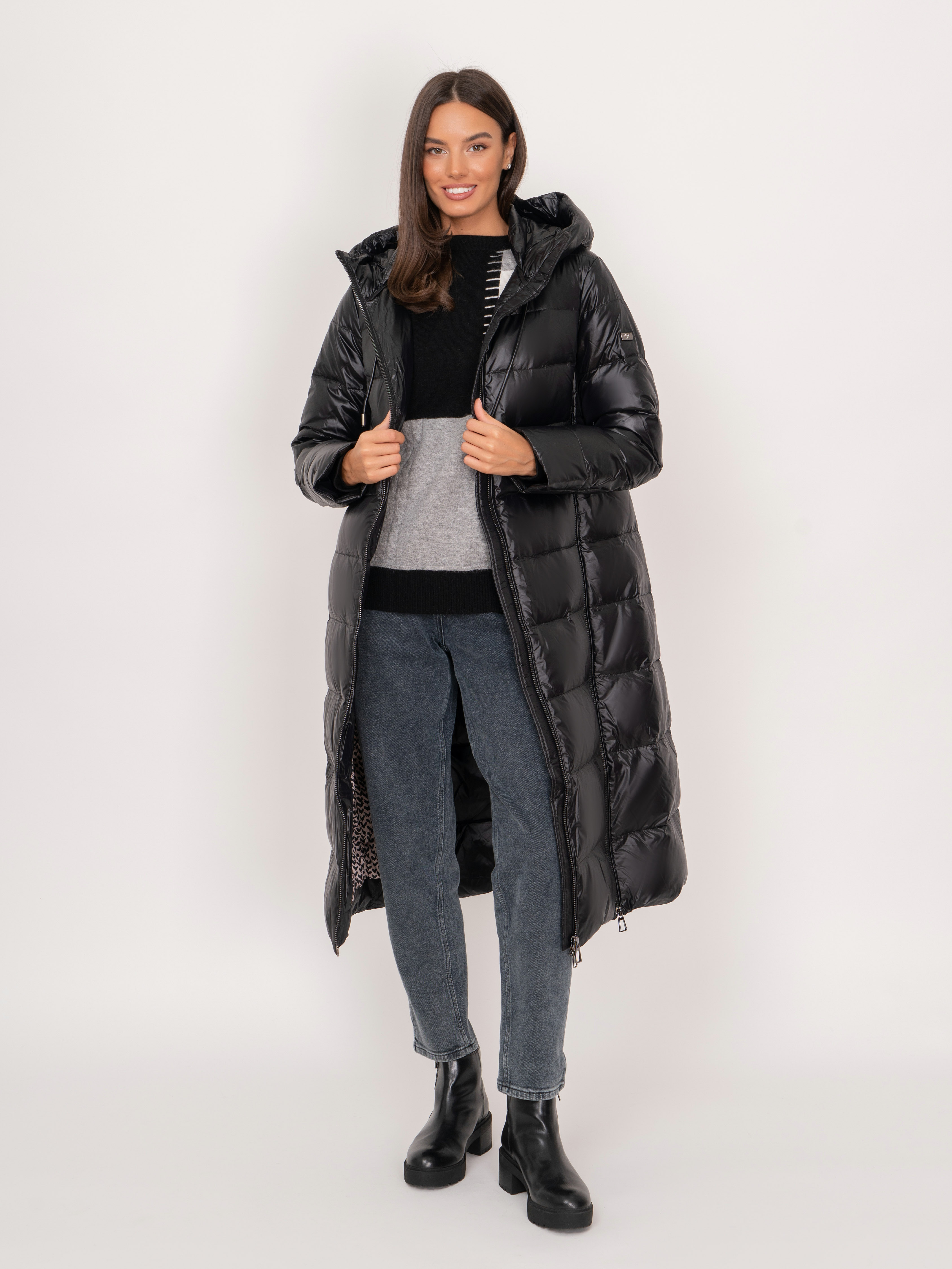 Э3347-223/м/22-02 Пальто утепленное Franco Vello