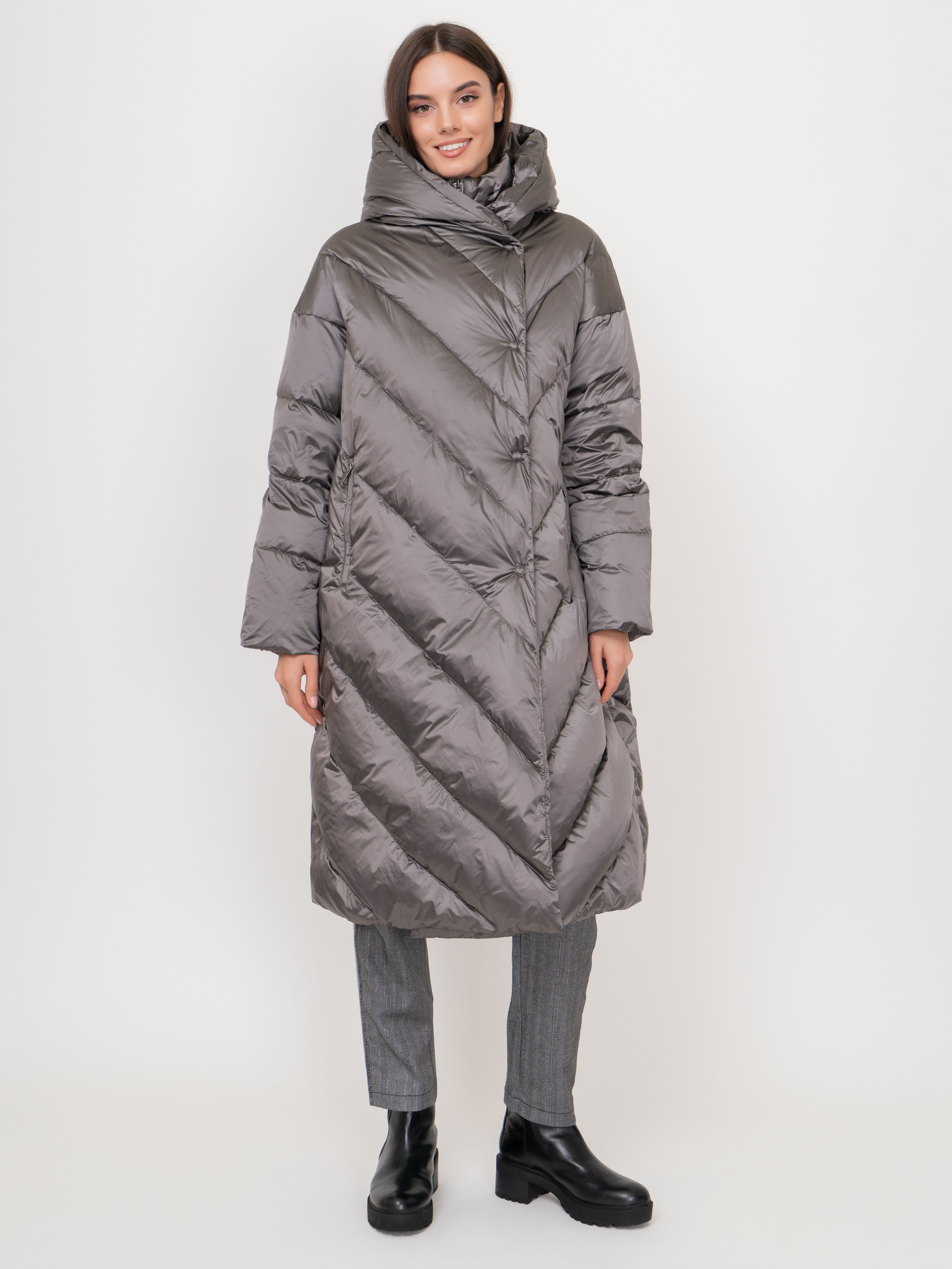 Э25T544/20-02 Пальто (пуховик) Fontanelli