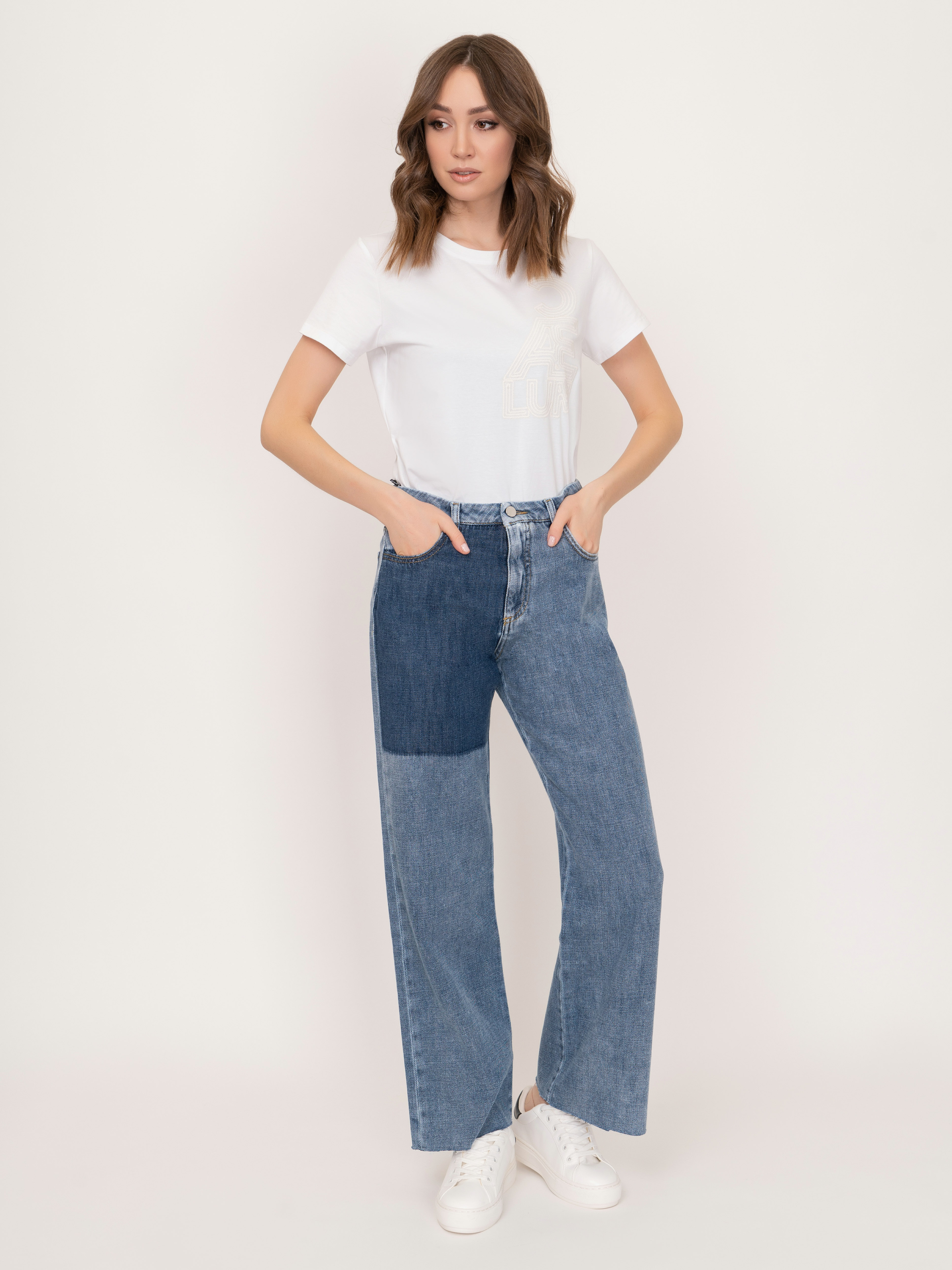 21FE1488STONE/21-01 Брюки (Джинсы) Beatrice