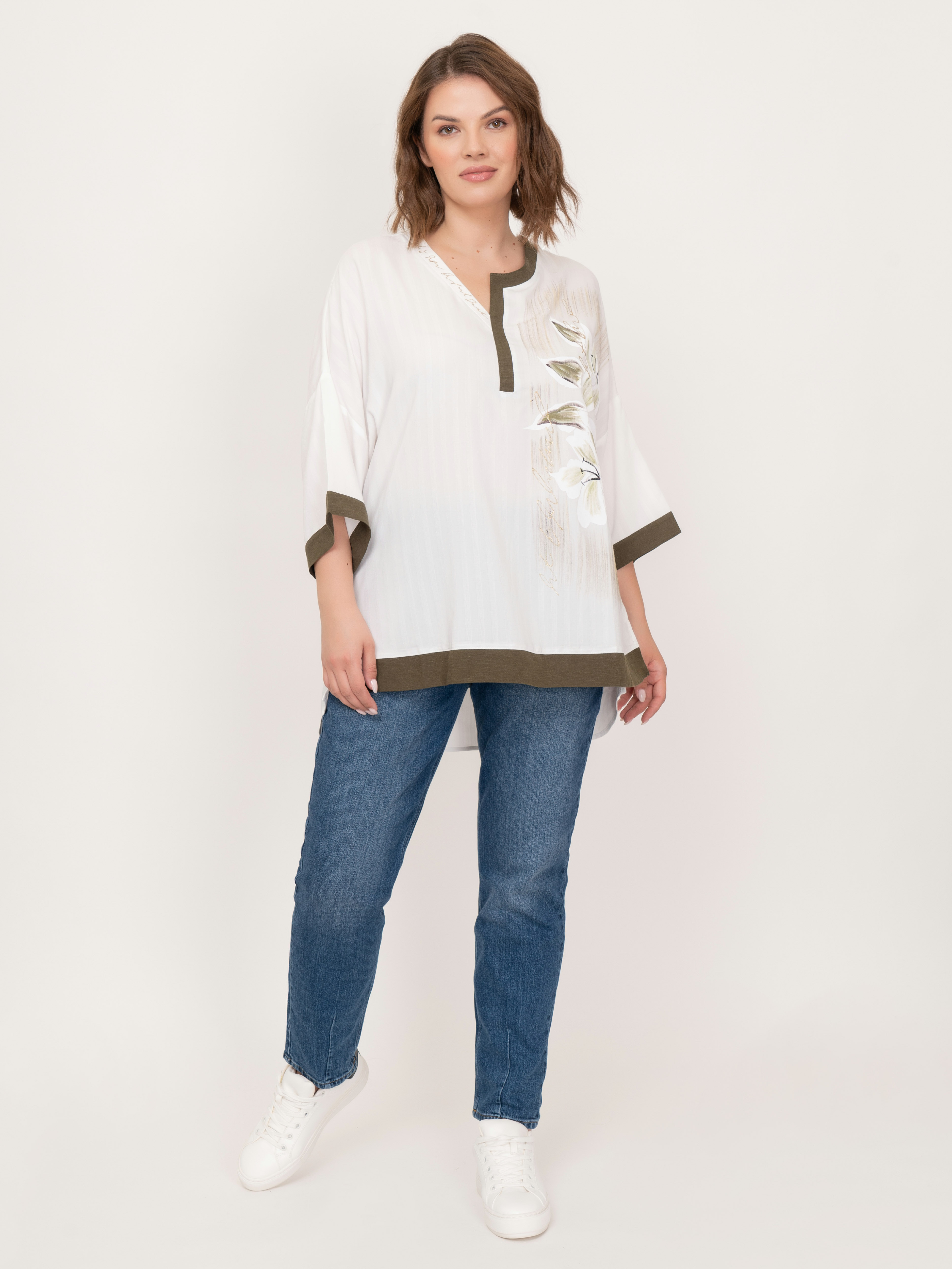 Э7134-121/21-01 Брюки джинсовые Franco Vello