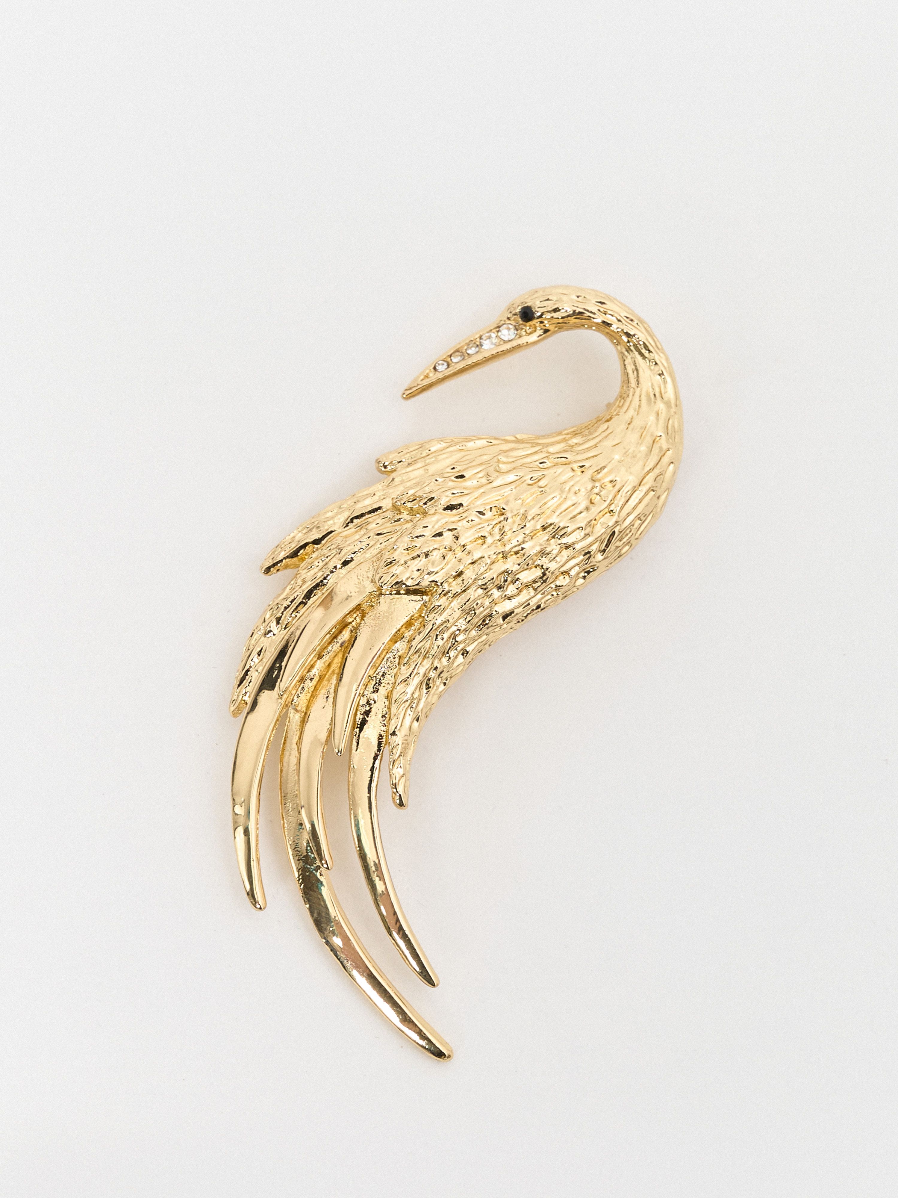 Э439738/24-02 Брошь Golden bird Ярославна