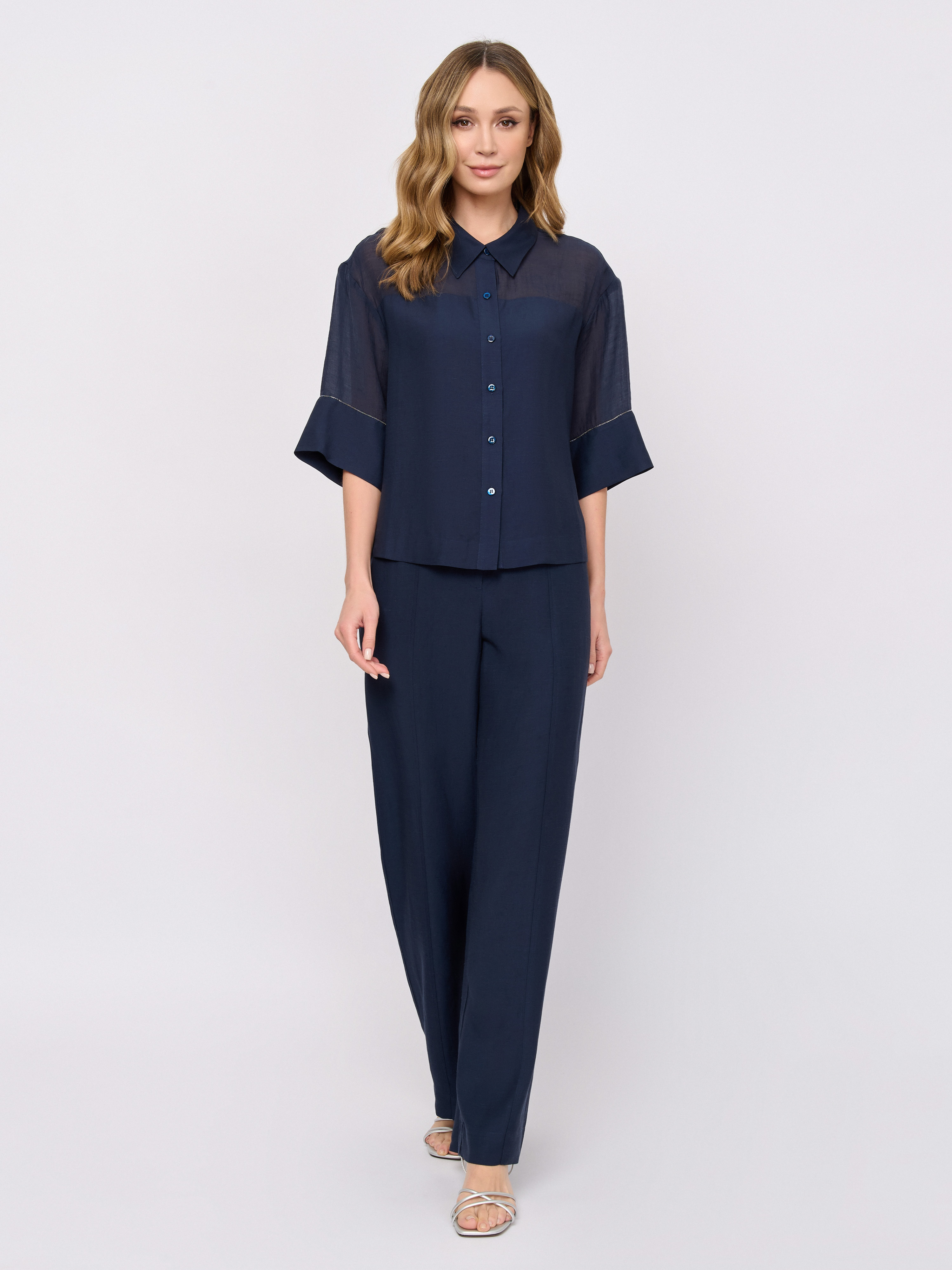 Э7877-126/м/26-01 Брюки Franco Vello