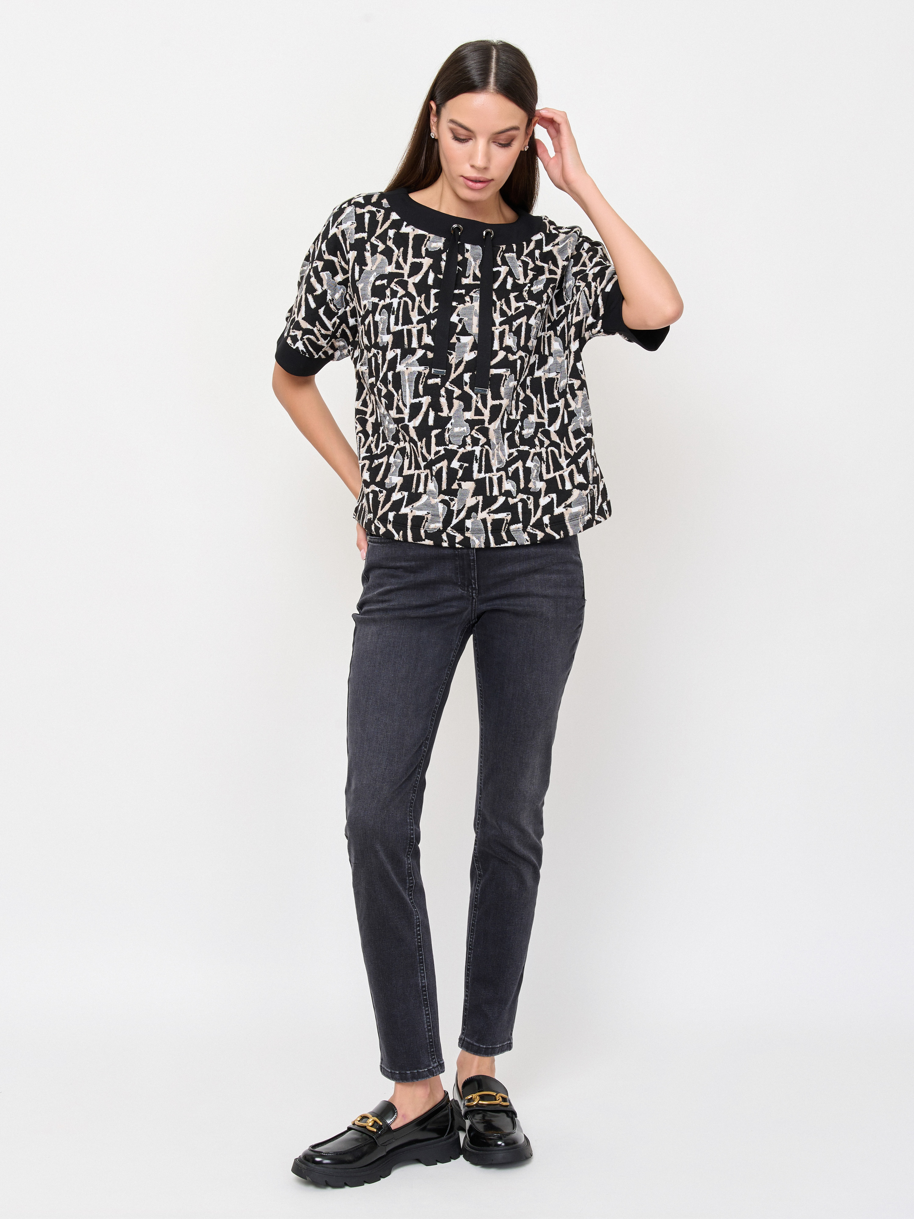 Э6662/1065/м/24-02 Брюки джинсовые Betty Barclay