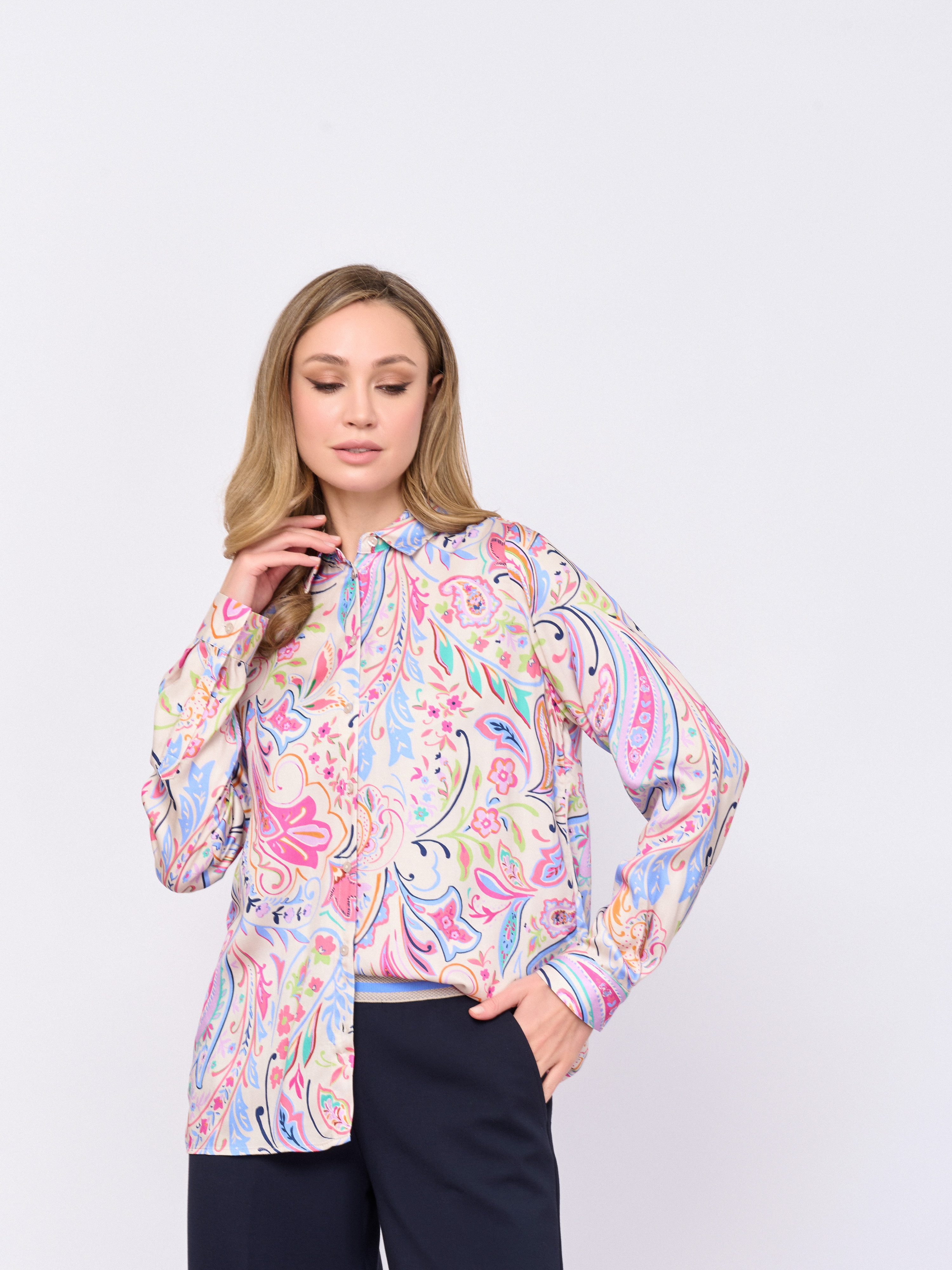 Э51-6406-3655/м/25-01 Блузка Elisa.And.Me