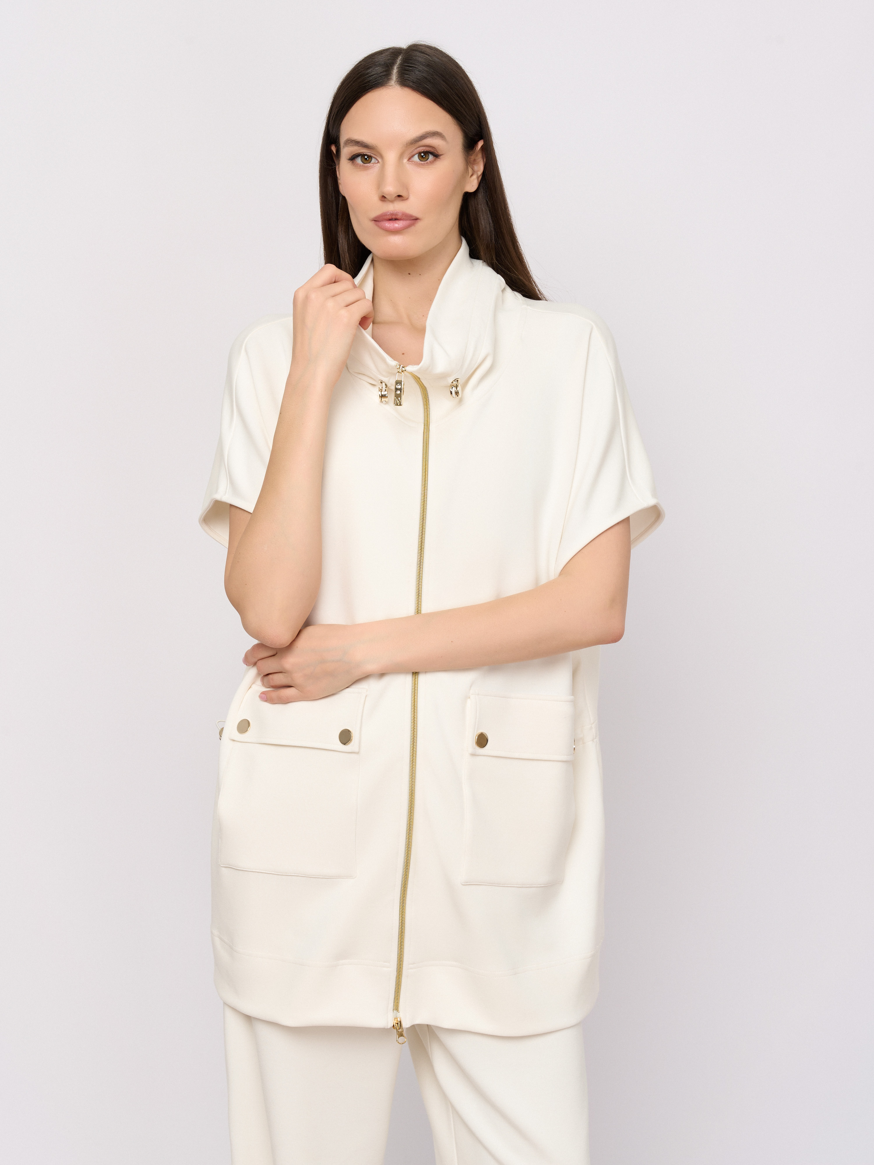 Э6276-126/м/26-01 Жилет на молнии Franco Vello