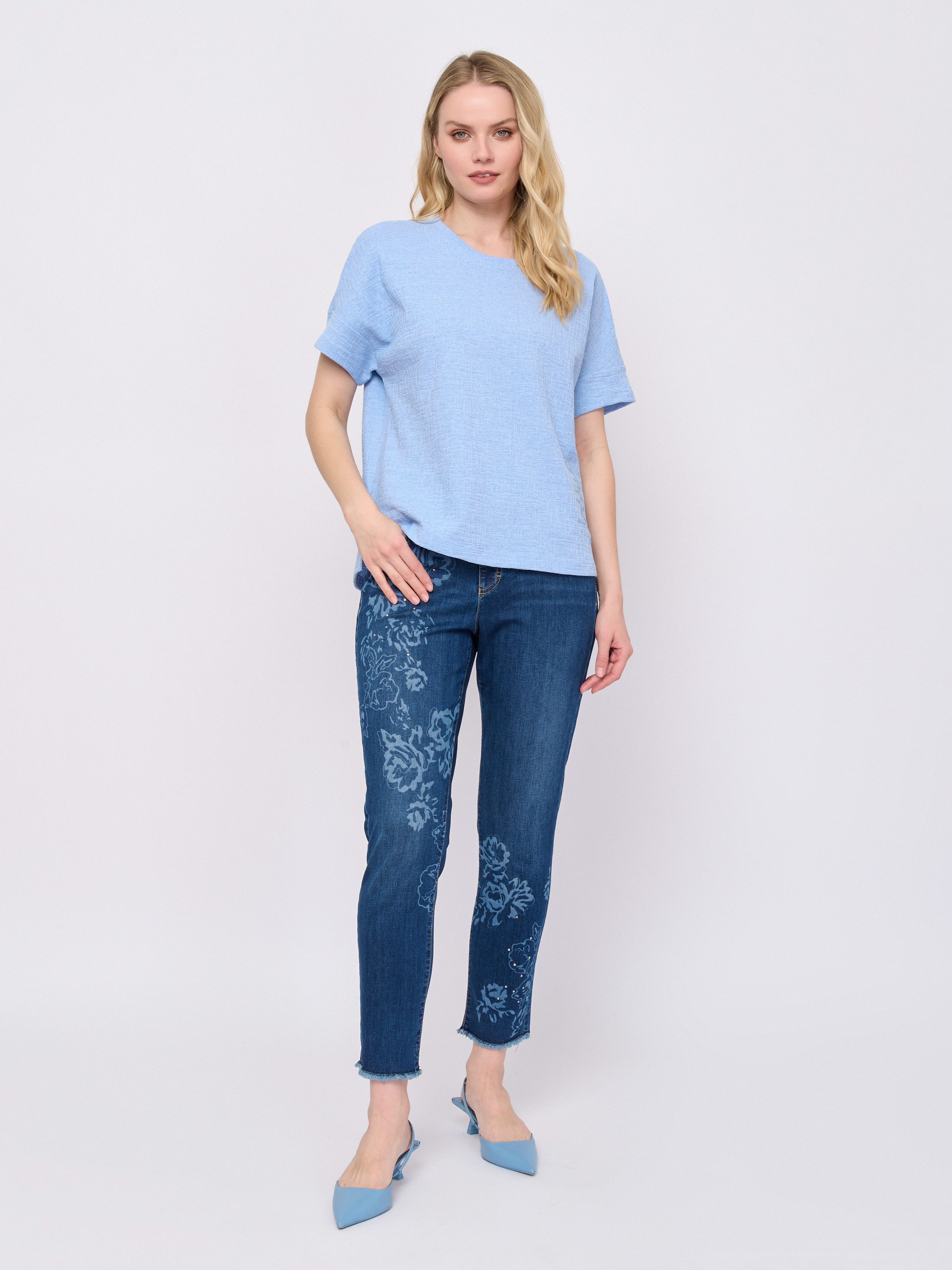 Э213157/м/25-01 Брюки джинсовые Rabe