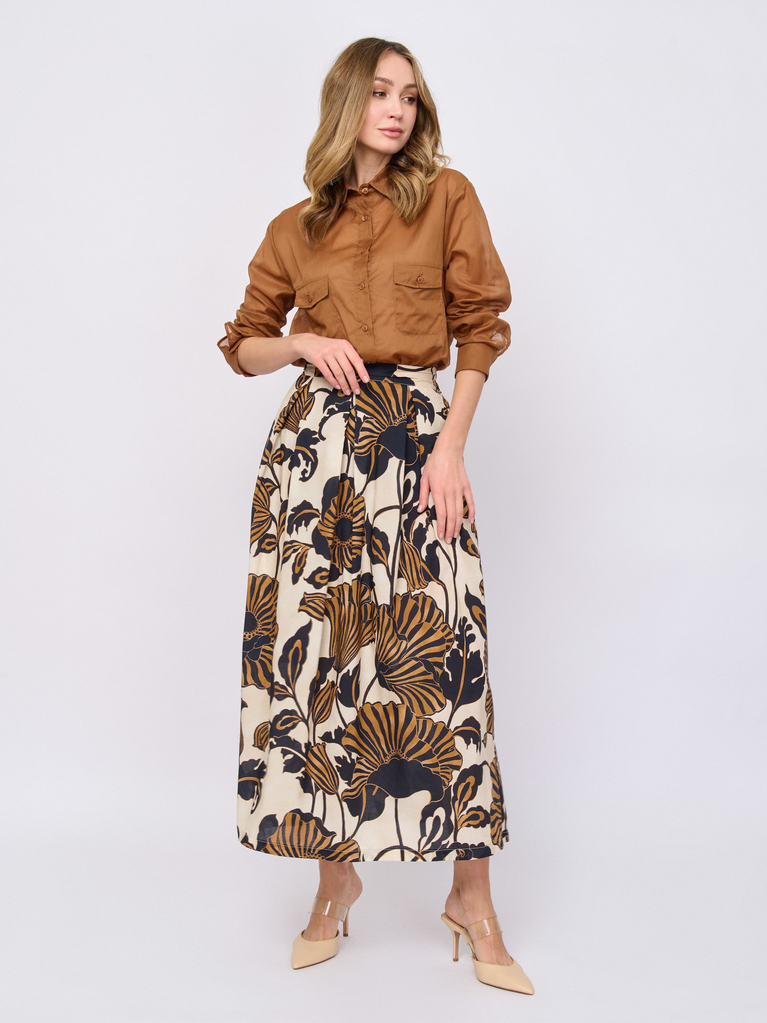 ЭQ12G087/3380/м/25-01 Юбка IL Vento&La Seta