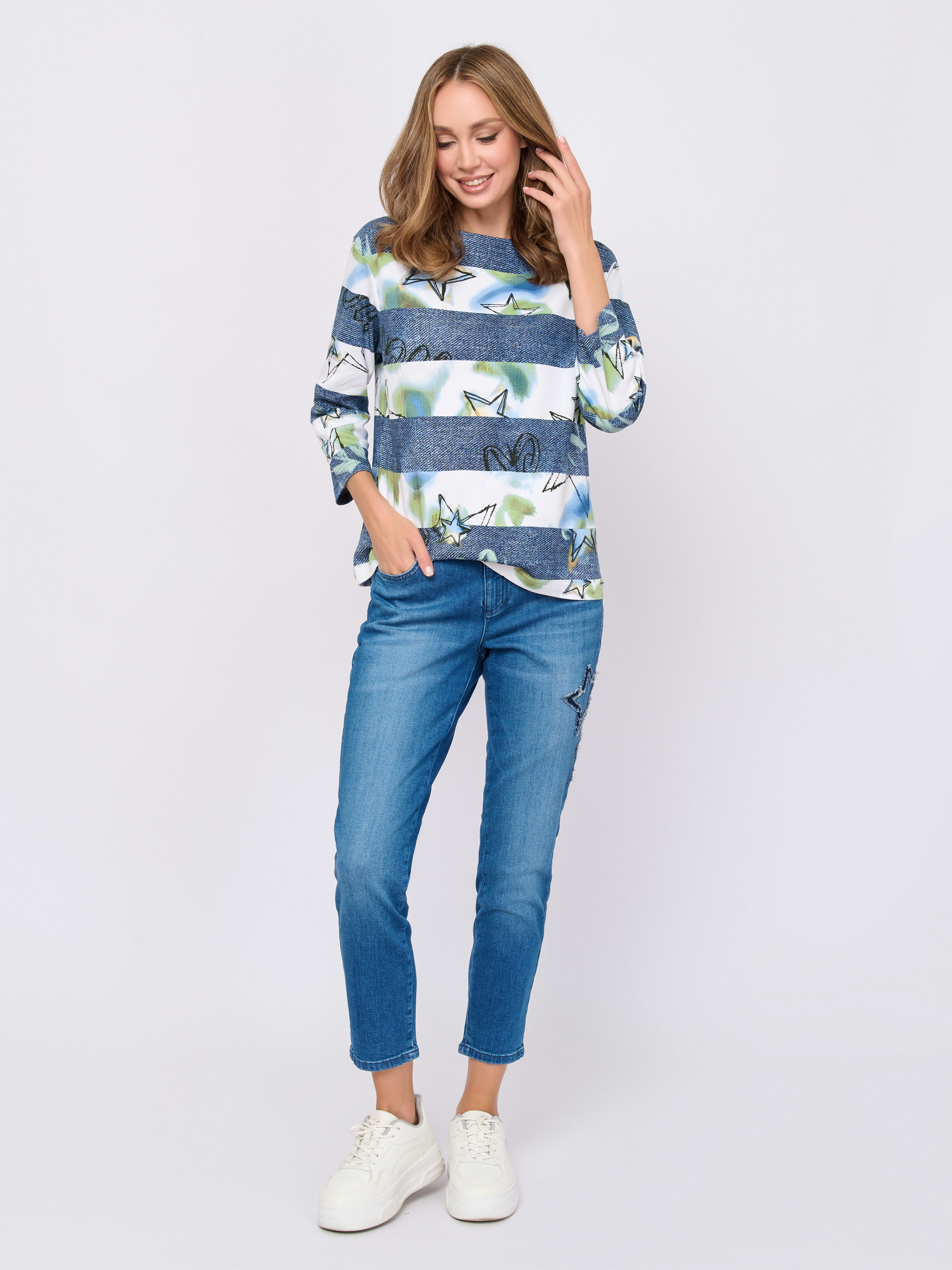 Э211159/м/25-02 Брюки джинсовые Rabe