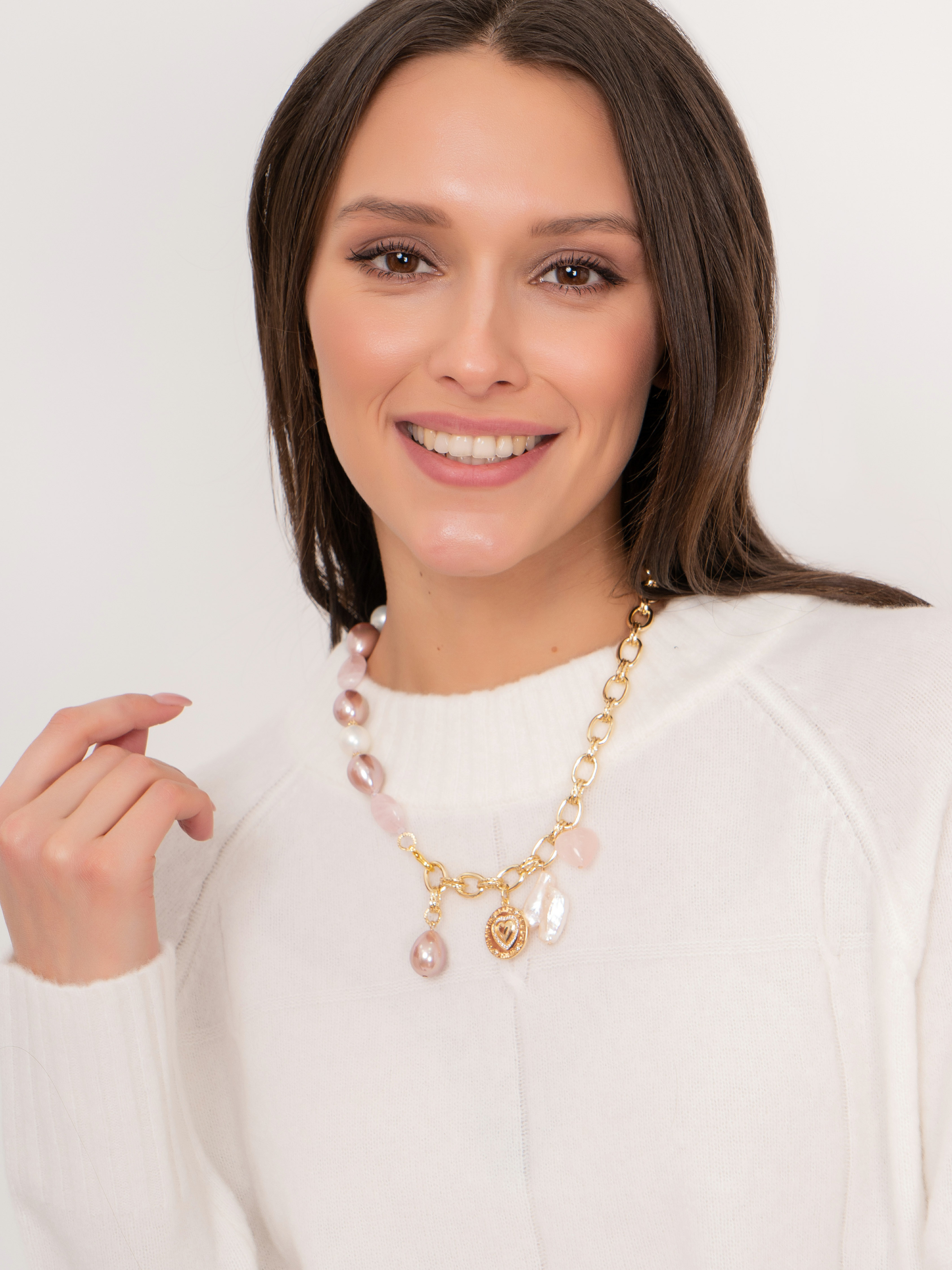 363859/21-02 Колье-трансформер Всегда мечта Ярославна