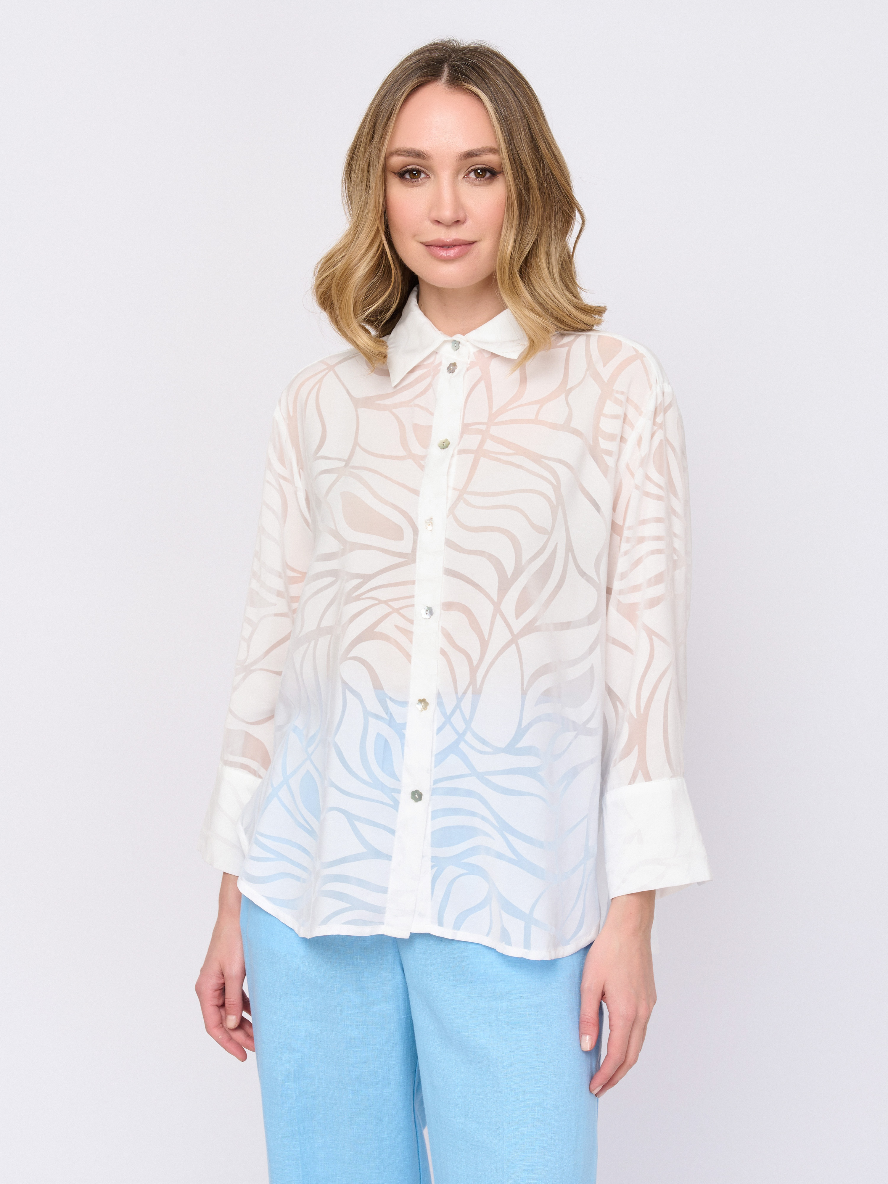 Э25D3878/м/25-01 Блузка Donne da Sogno