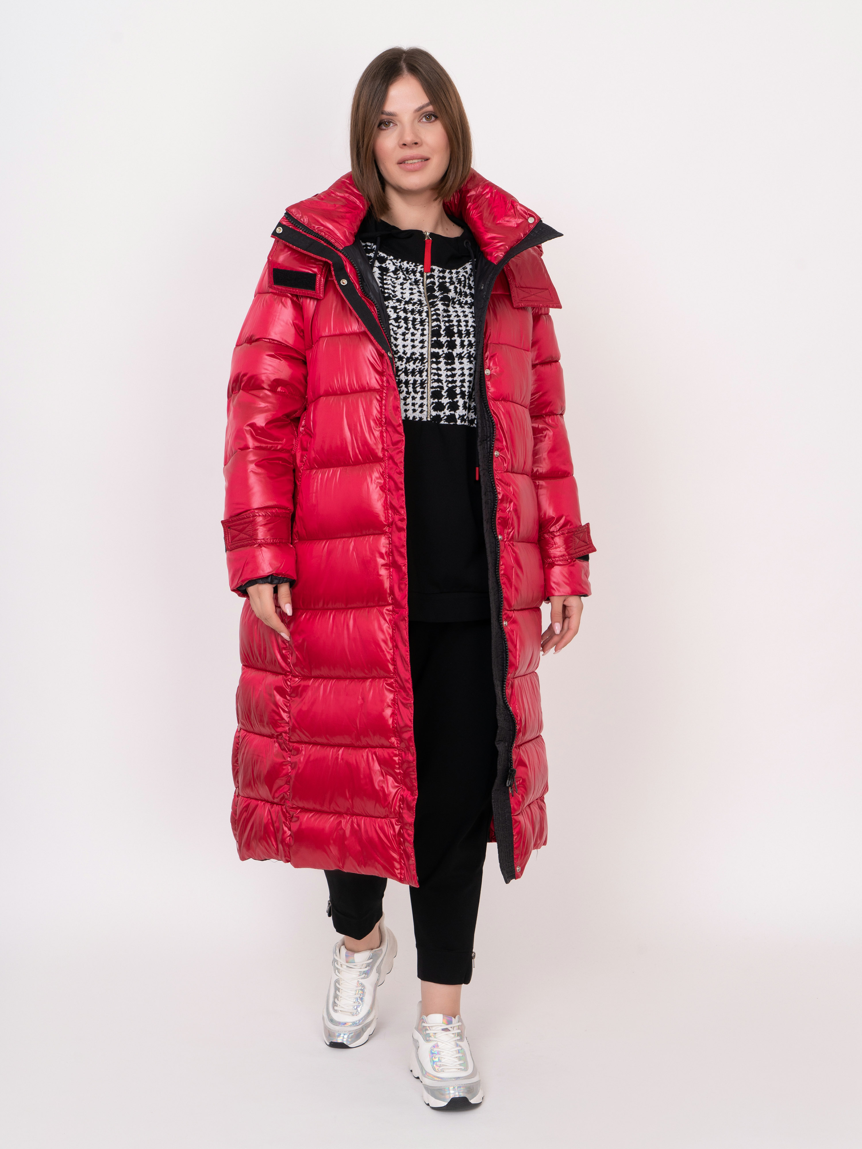 Э7604.4009.N/21-02 Пальто-пуховик Mat Fashion