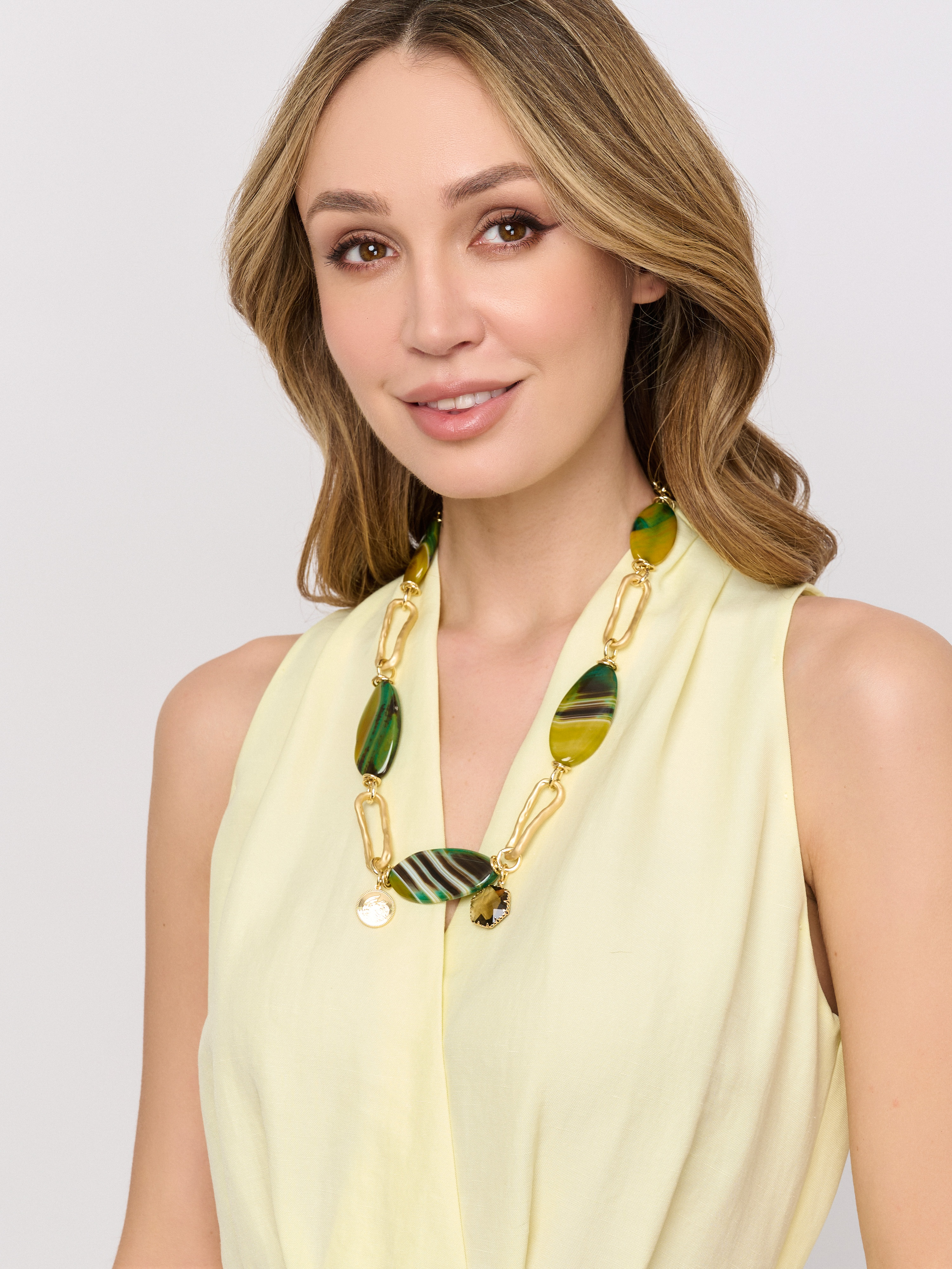 C494386/26-01 Колье Наполнен солнцем сад Franco Vello&Ярославна