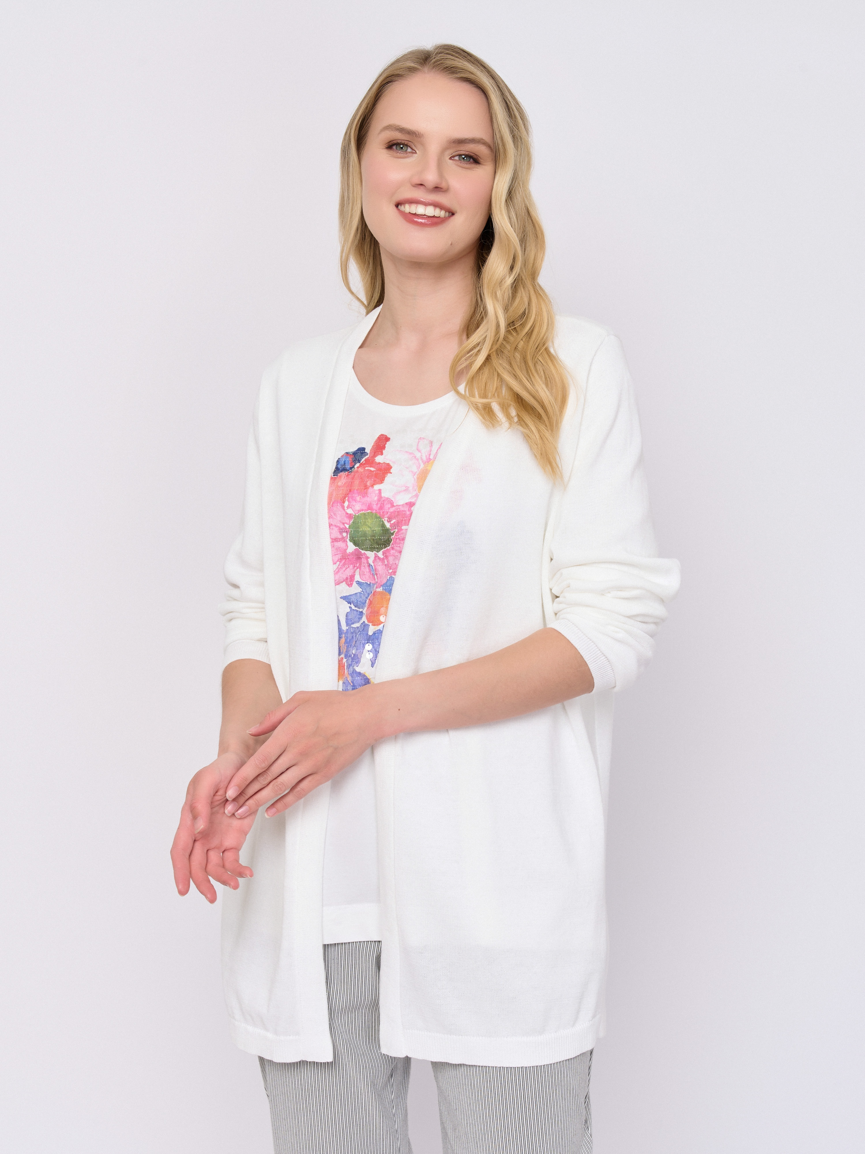 Э632605-25202/м/25-01 Кардиган тр. Samoon