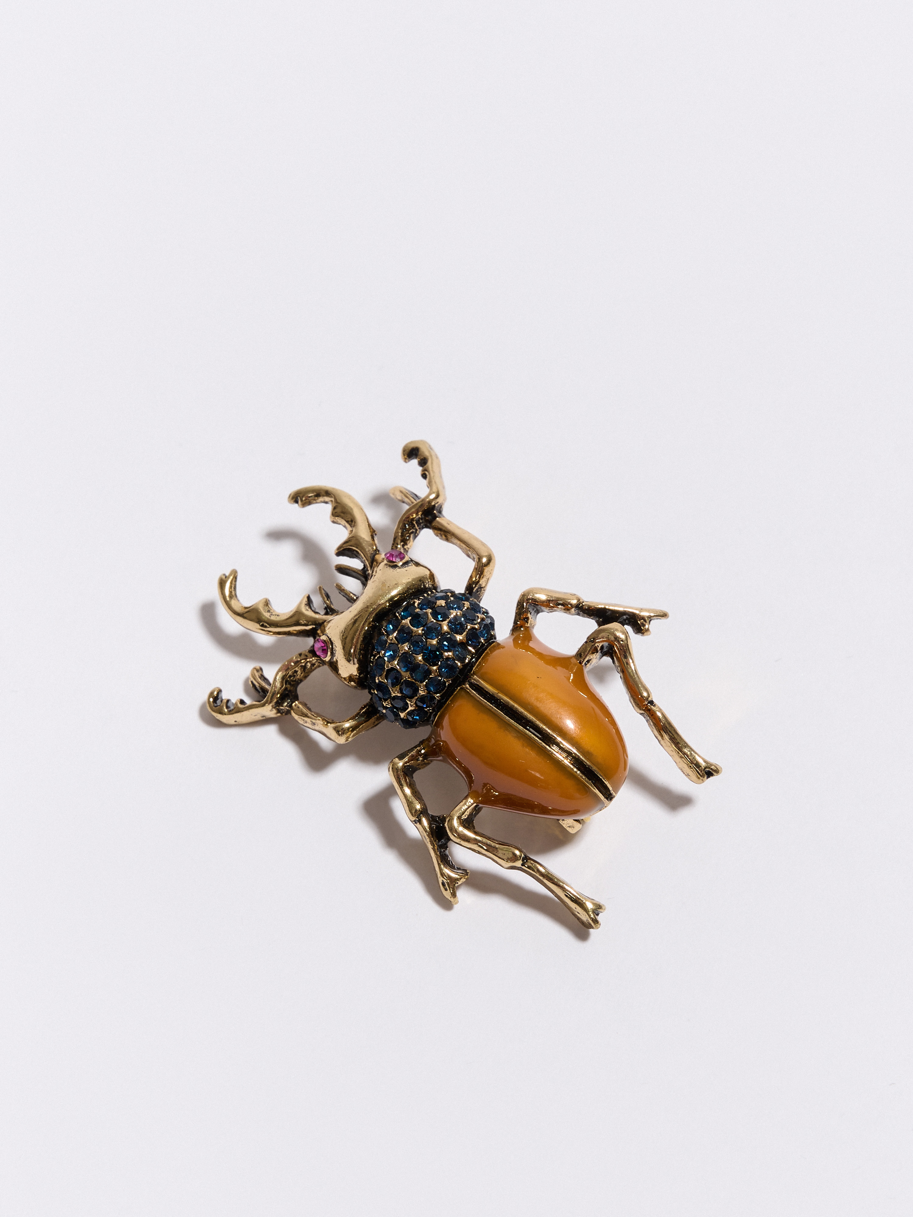 Э367970/24-02 Брошь Добрый жук Ярославна