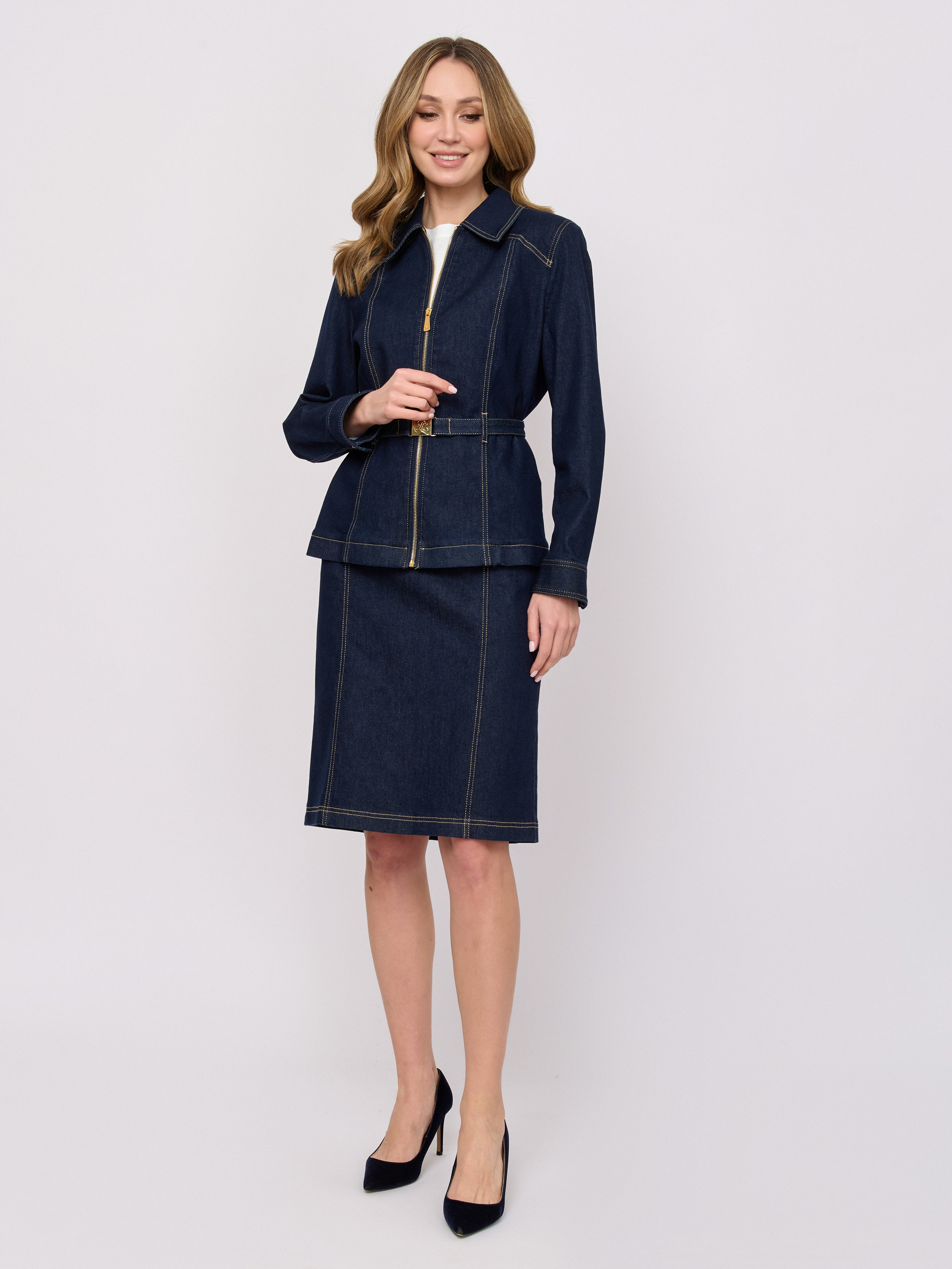 С VIGANA/м/26-01 Куртка джинсовая Luisa Spagnoli