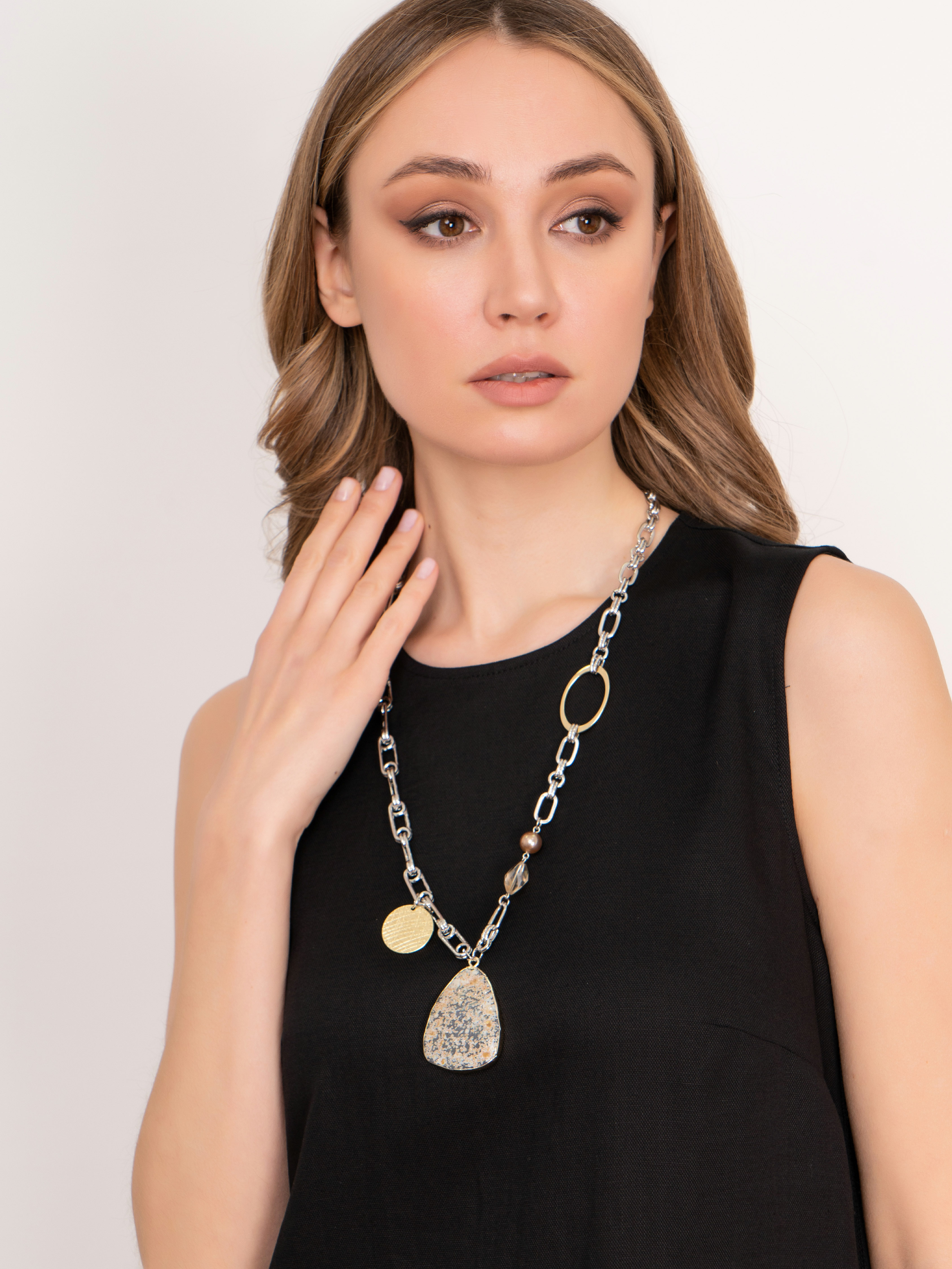 Э369561/22-01 Колье Алхимия мечты Ярославна