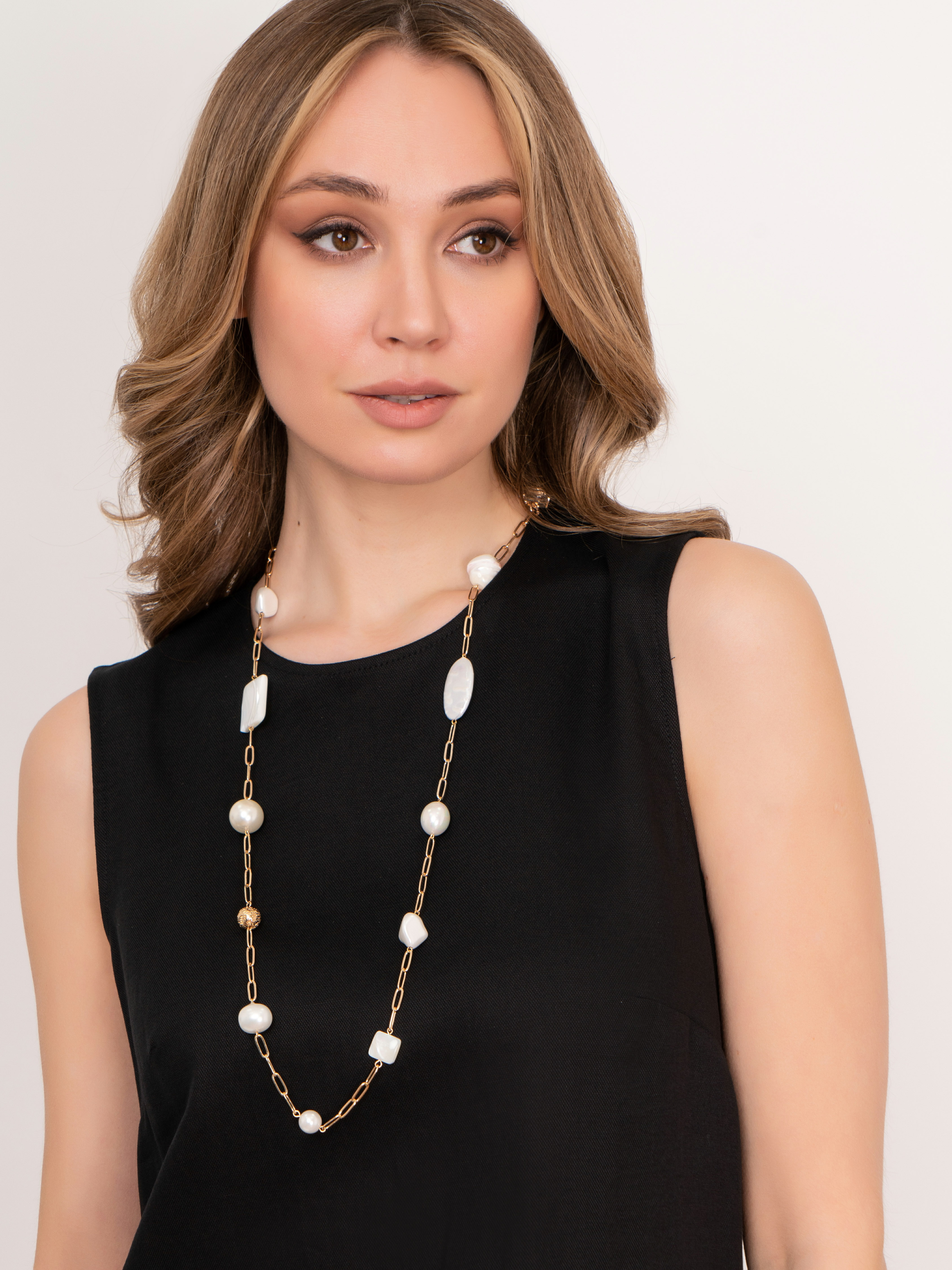 Э372011/22-01 Колье-трансформер Выбираю тебя Ярославна