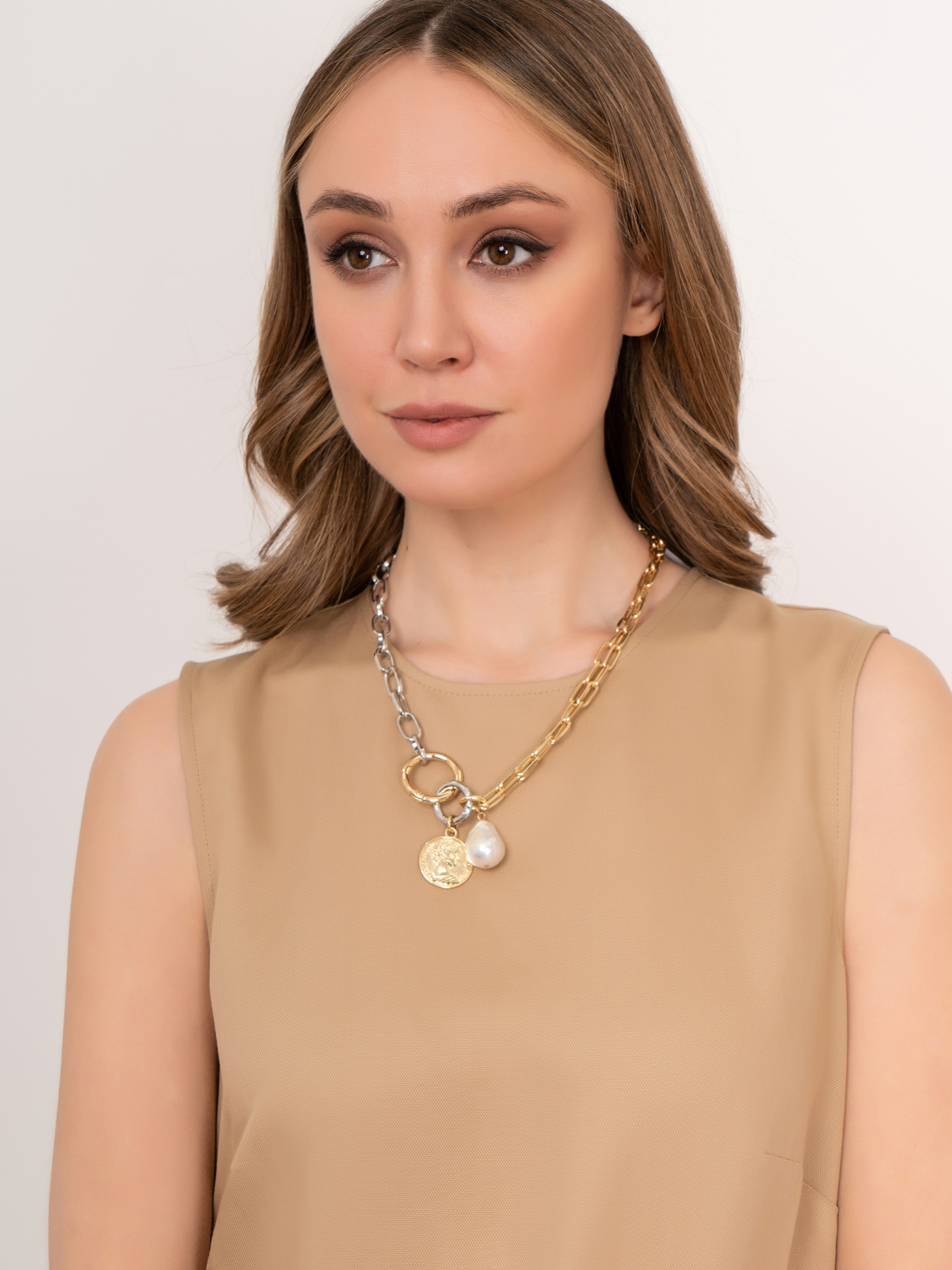 Э360186/22-01 Колье Все для меня Ярославна