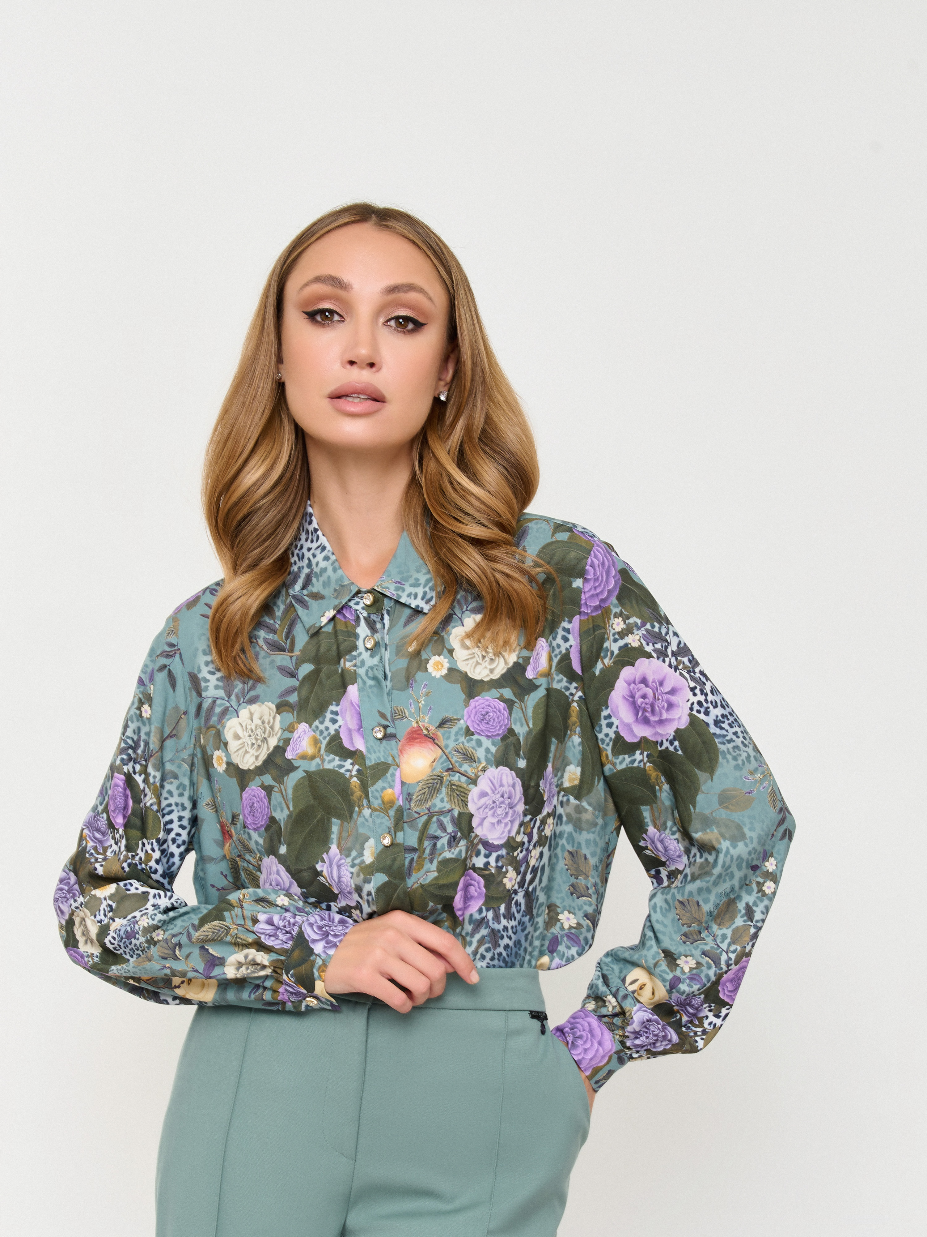 Э6C110/м/24-02 Блуза Elisa Fanti