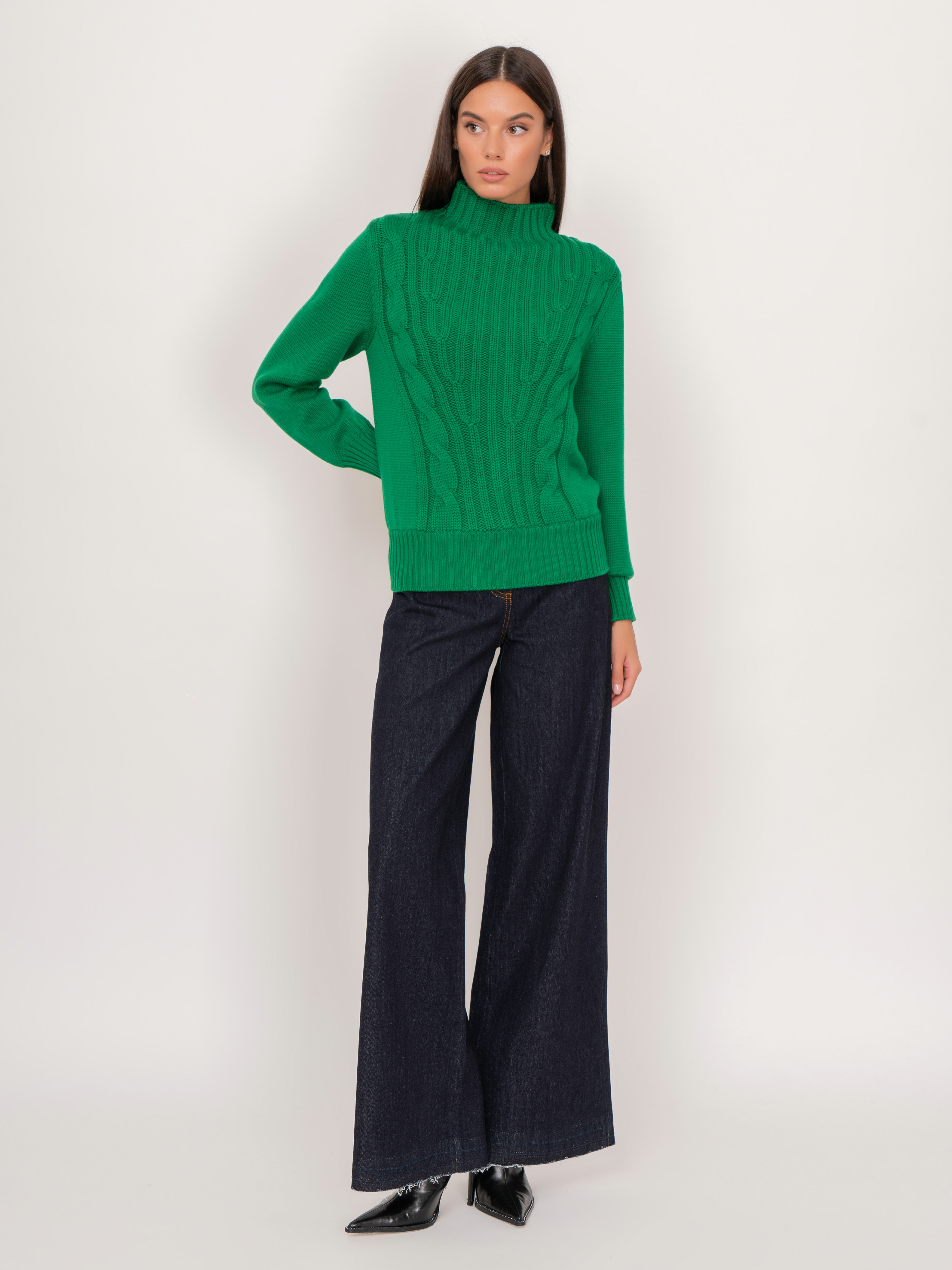 ЭORSOLA/22-02 Брюки джинсовые Luisa Spagnoli